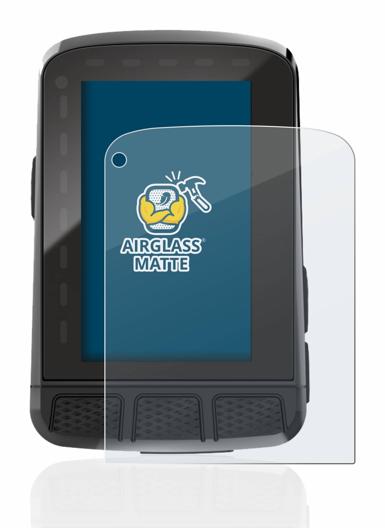 BROTECT AirGlass Flexible Schutz Glas Folie für Wahoo Elemnt Roam 2 Matt Entspiegelt