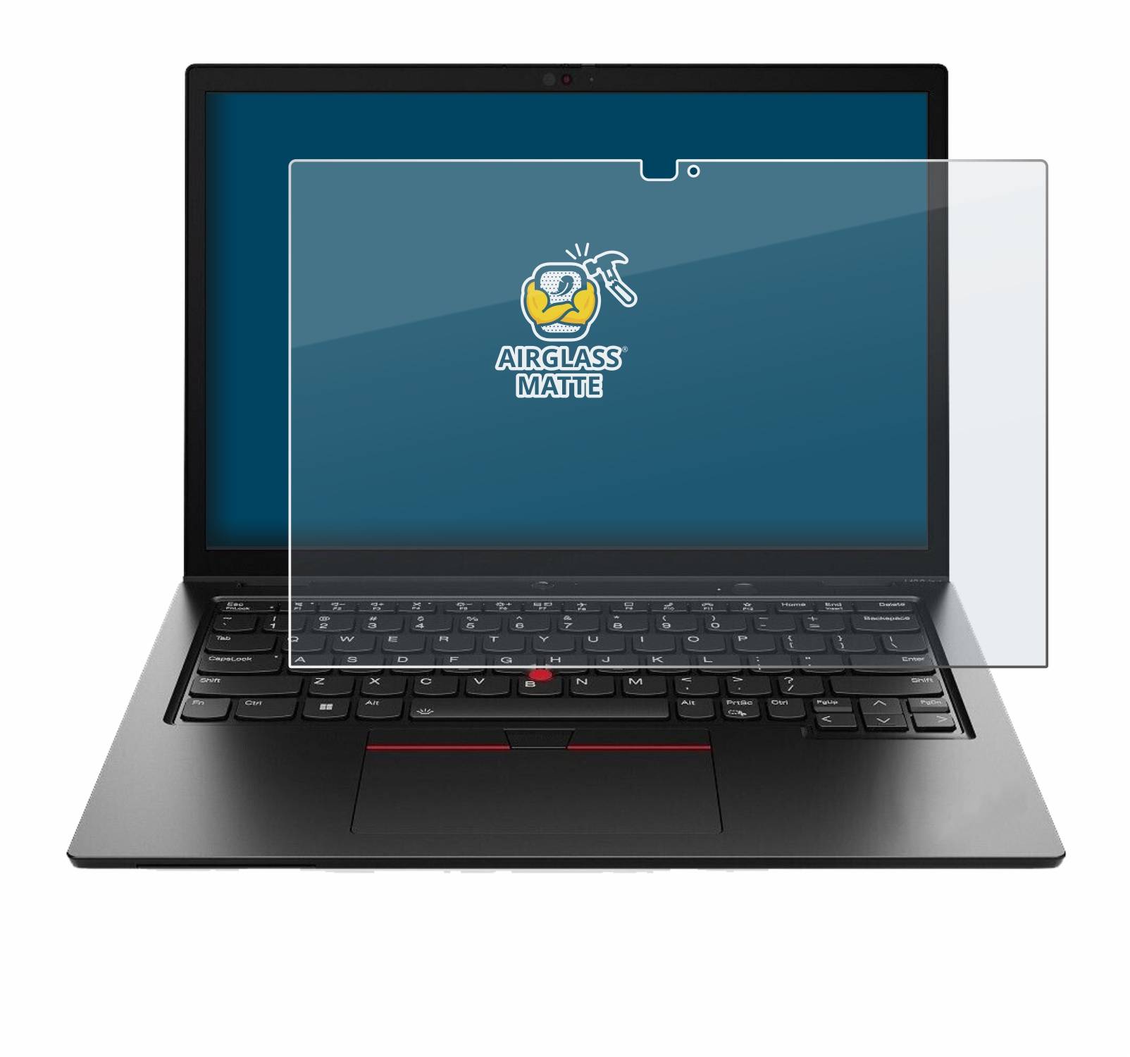 BROTECT AirGlass Matt Glas Schutz Folie für Lenovo ThinkPad L13 2-in-1 Gen 5