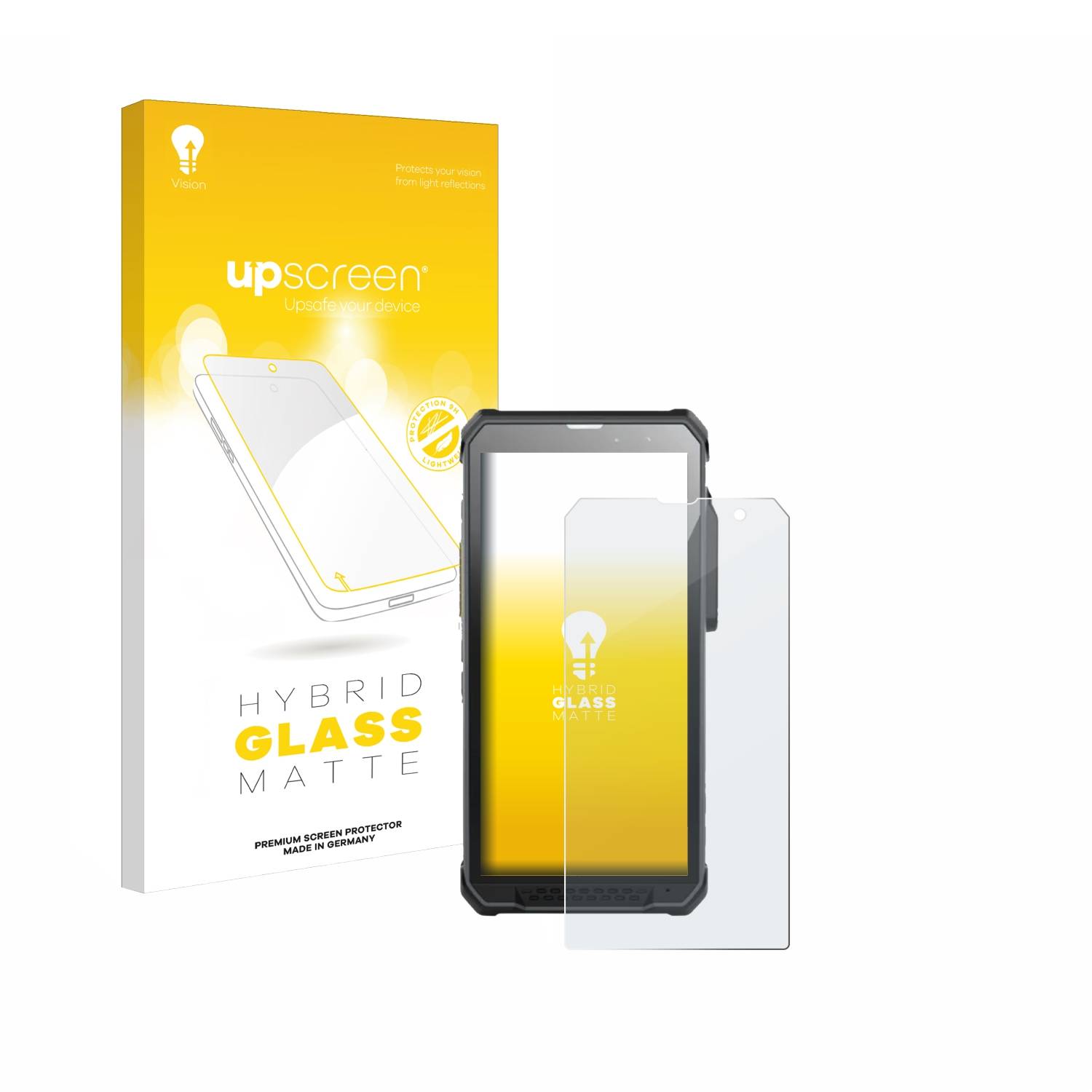 upscreen Hybrid Glas Matt Panzer-Folie für RugGear RG880