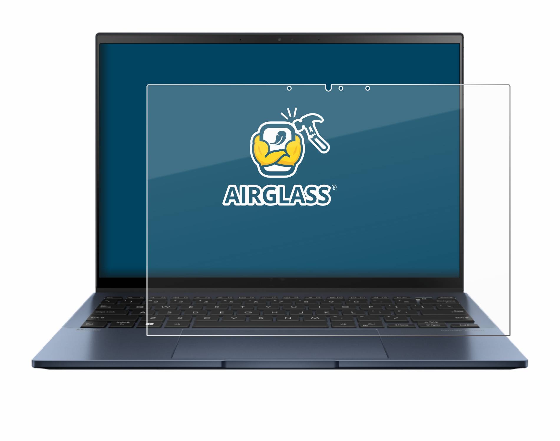BROTECT AirGlass Glas Schutz-Folie für ASUS ZenBook S 13 OLED UM5302 - Schutzglas