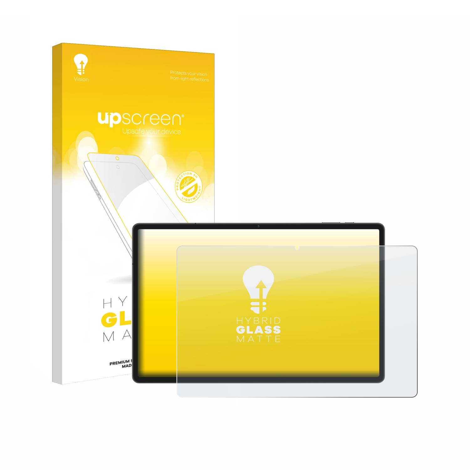 upscreen Hybrid Glas Matt Schutz-Folie für Teclast T50HD