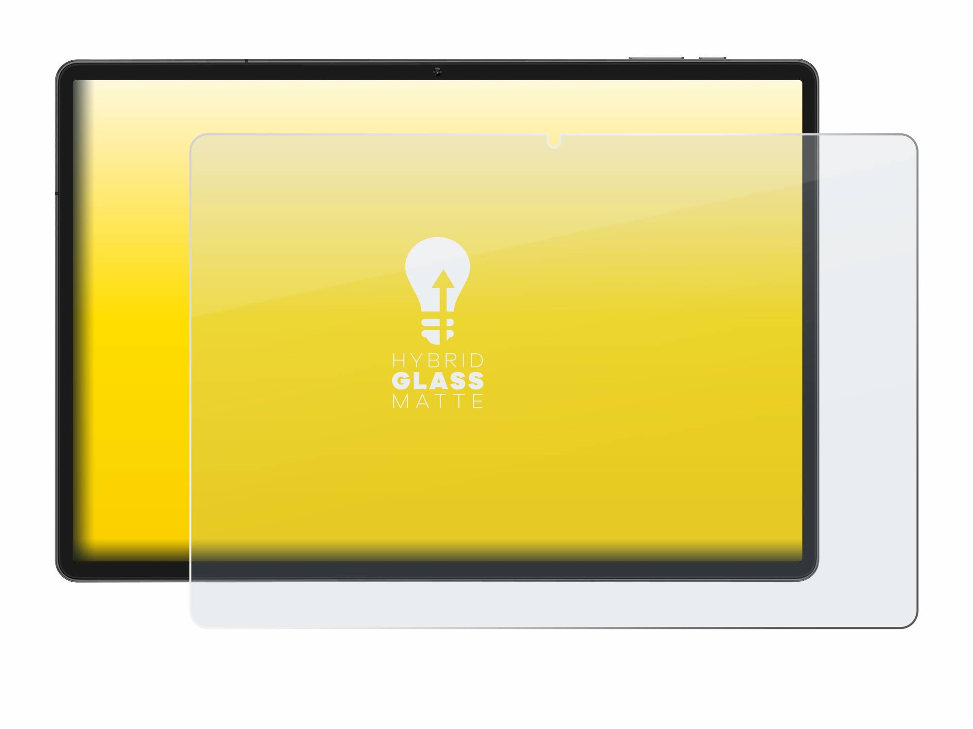 upscreen Hybrid Glas Matt Schutz-Folie für Teclast T50HD