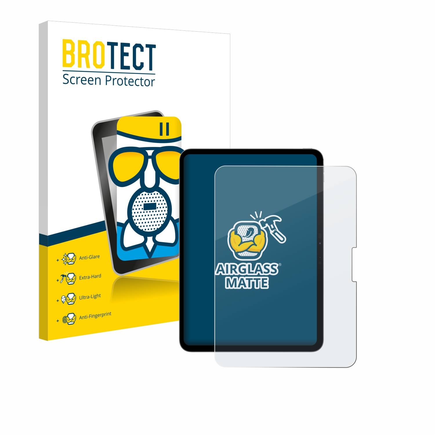 BROTECT AirGlass Matt Glas Panzer Folie für Apple iPad Pro 11 WiFi 2024