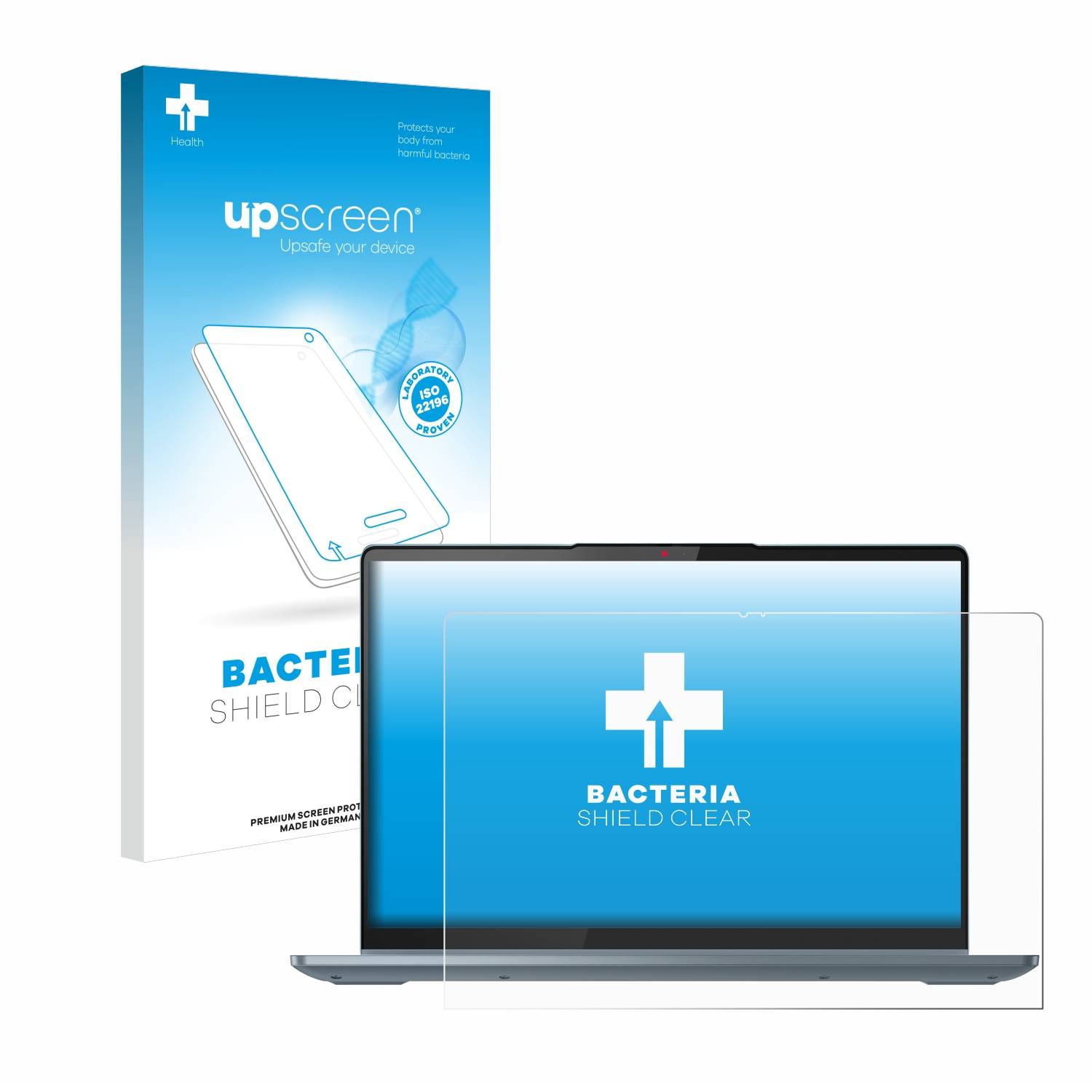 upscreen Bacteria Shield Schutzfolie für Lenovo IdeaPad 5i 2-in-1 Gen 9 14 - Antibakteriell