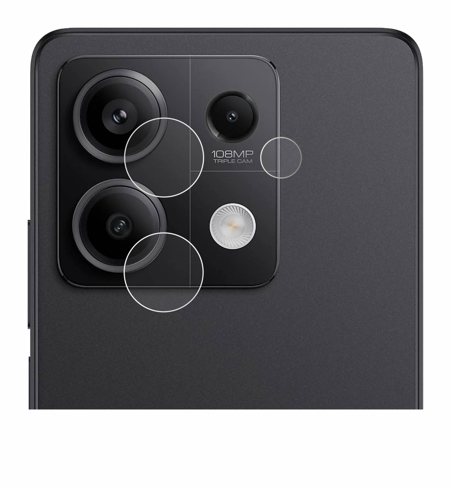 upscreen Scratch Shield Schutzfolie für Xiaomi Redmi Note 13 Pro 5G (NUR Kameraschutz)