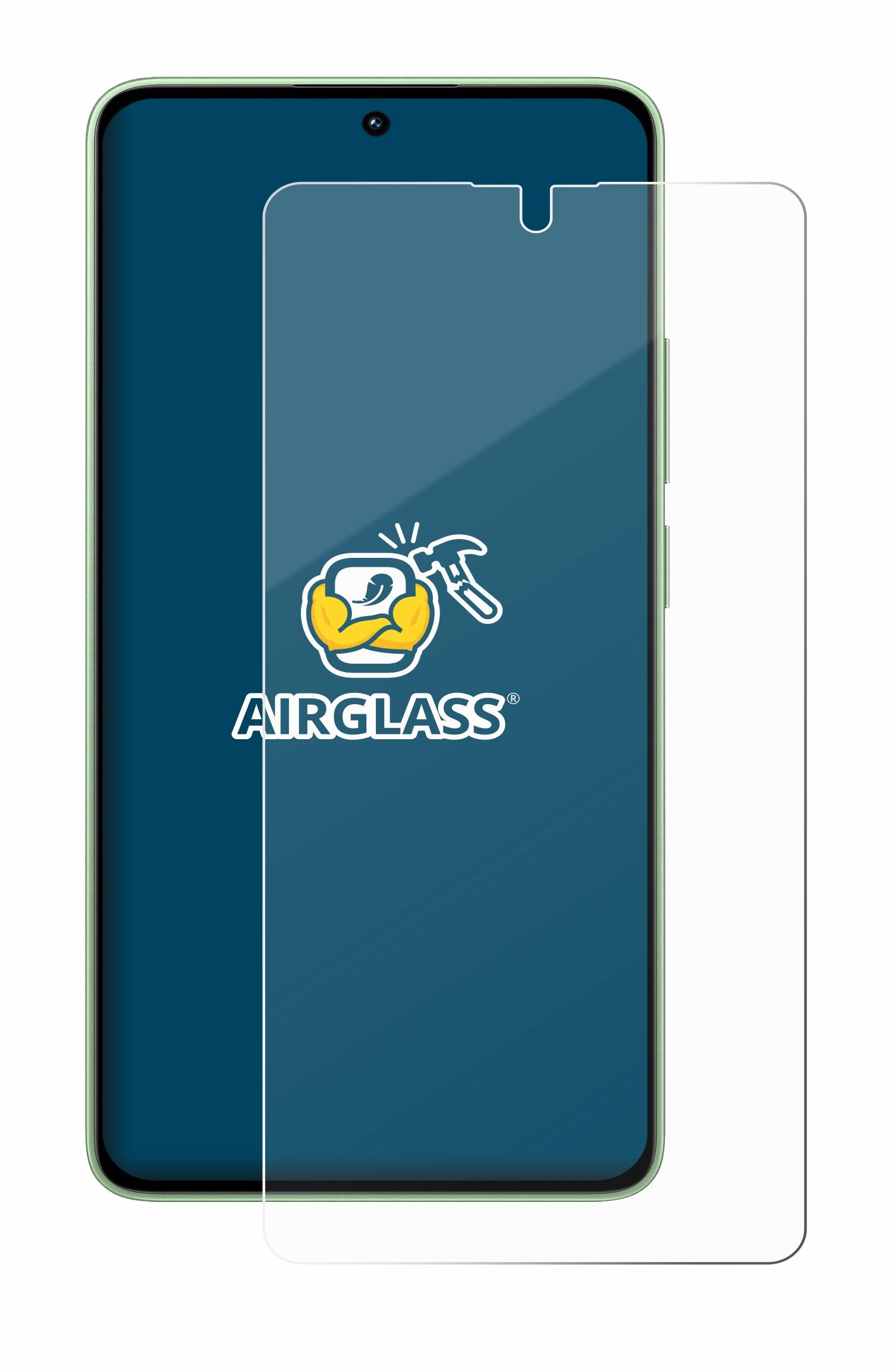 BROTECT AirGlass Glas Panzer-Folie für Xiaomi Redmi Note 13 - Schutzglas