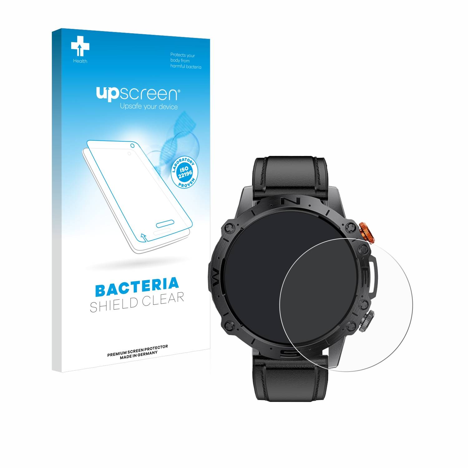 upscreen Bacteria Shield Schutzfolie für LIGE DFA-ST19 1.43 - Antibakteriell