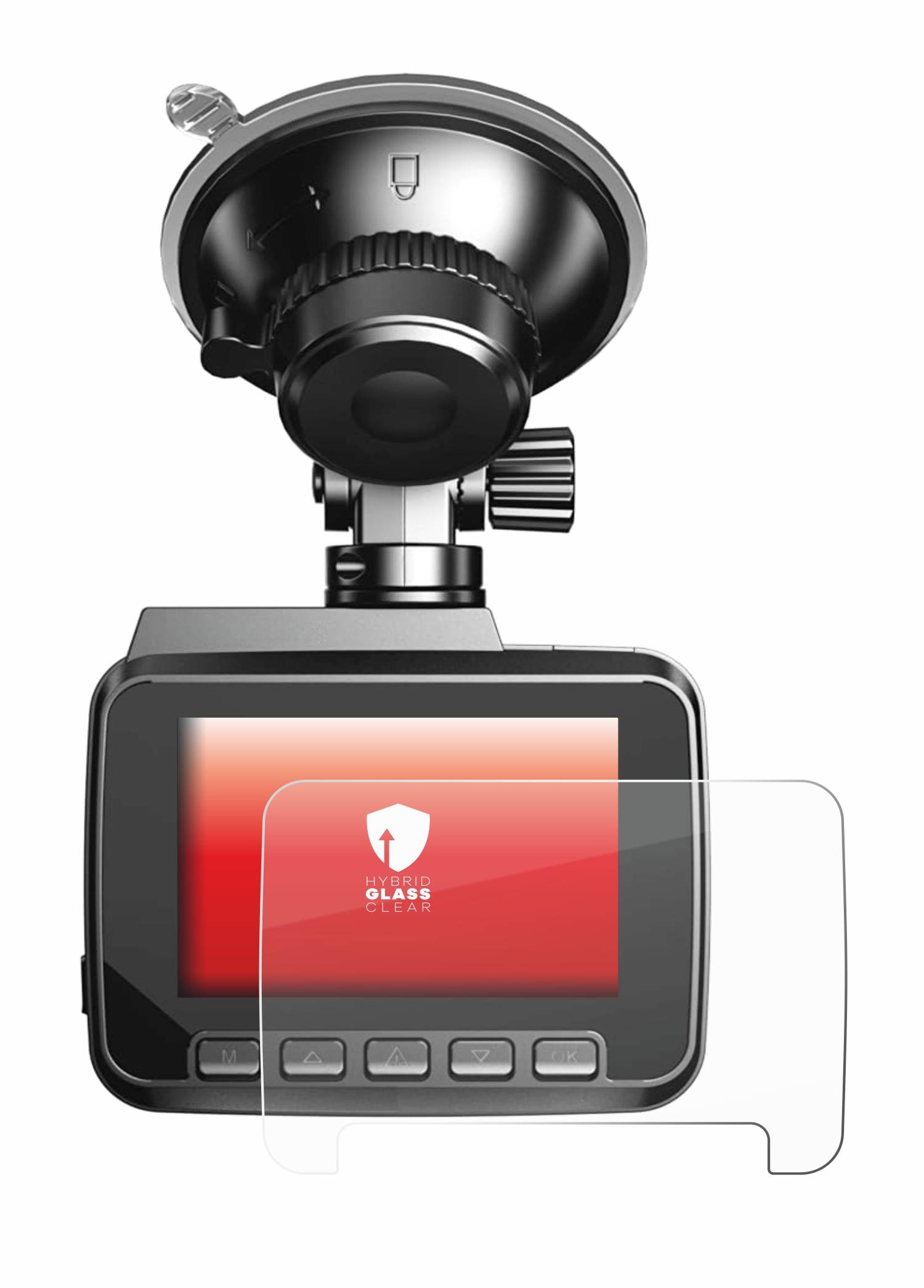 upscreen Hybrid Glas Panzer-Folie für Azdome IT-G63D