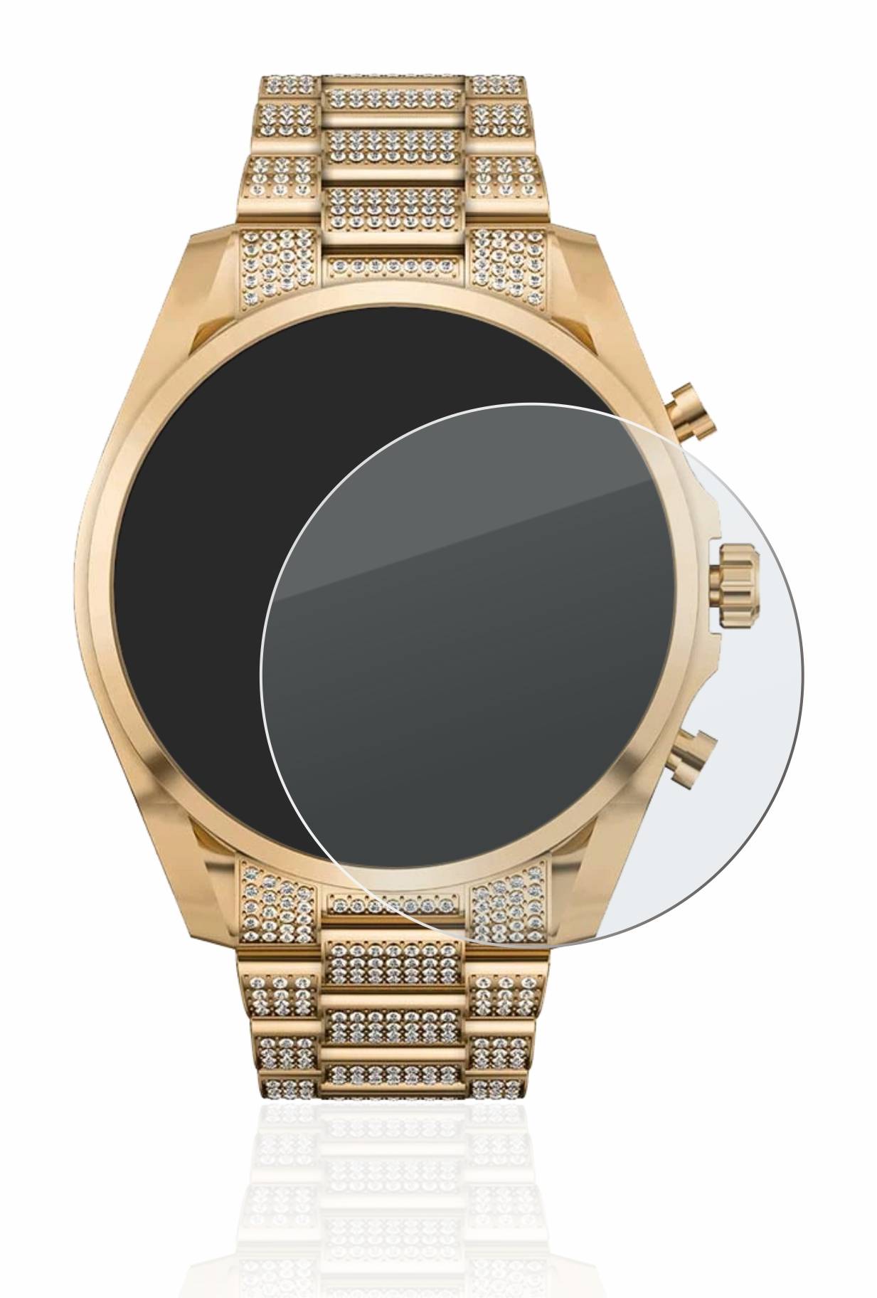 BROTECT AirGlass Matt Glas Panzer Folie für Michael Kors Access Gen 6 Bradshaw