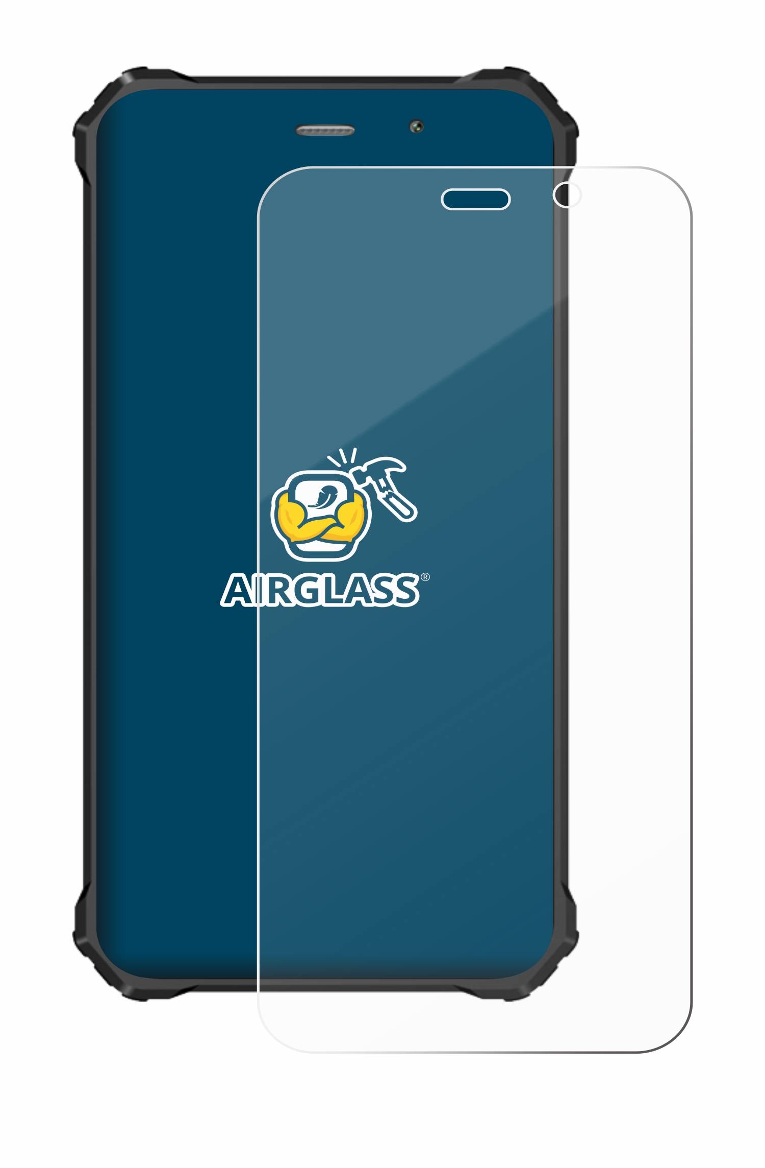 BROTECT AirGlass Flexible Schutz Glas Folie für Fossibot F101P Klar Transparent