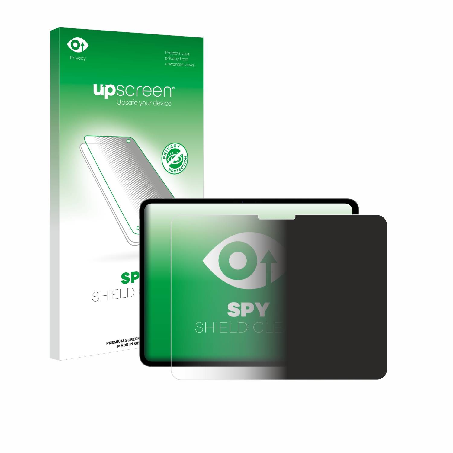 upscreen Spy Shield Sichtschutz-Folie für Apple iPad Pro 13 WiFi Cellular 2024 (im Querformat)