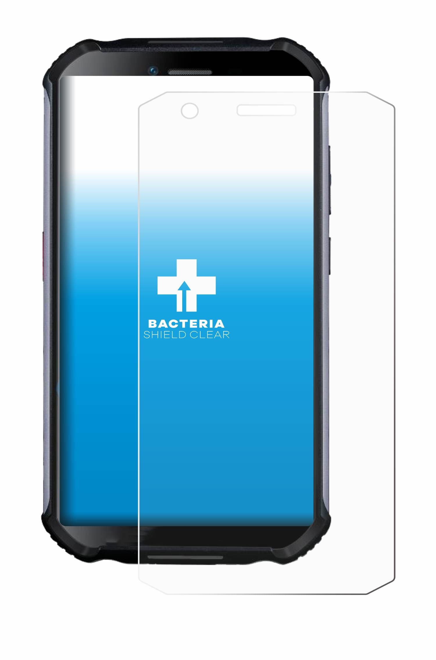 upscreen Bacteria Shield Schutzfolie für Doogee S41 Plus - Antibakteriell