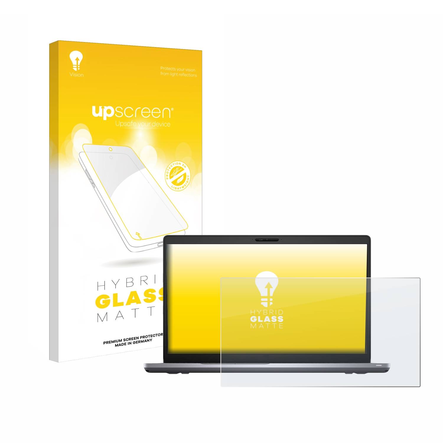 upscreen Flexible Schutz Glas Folie für Dell Latitude 5510 Schutzglas 9H Hybridglas Matt Entspiegelt