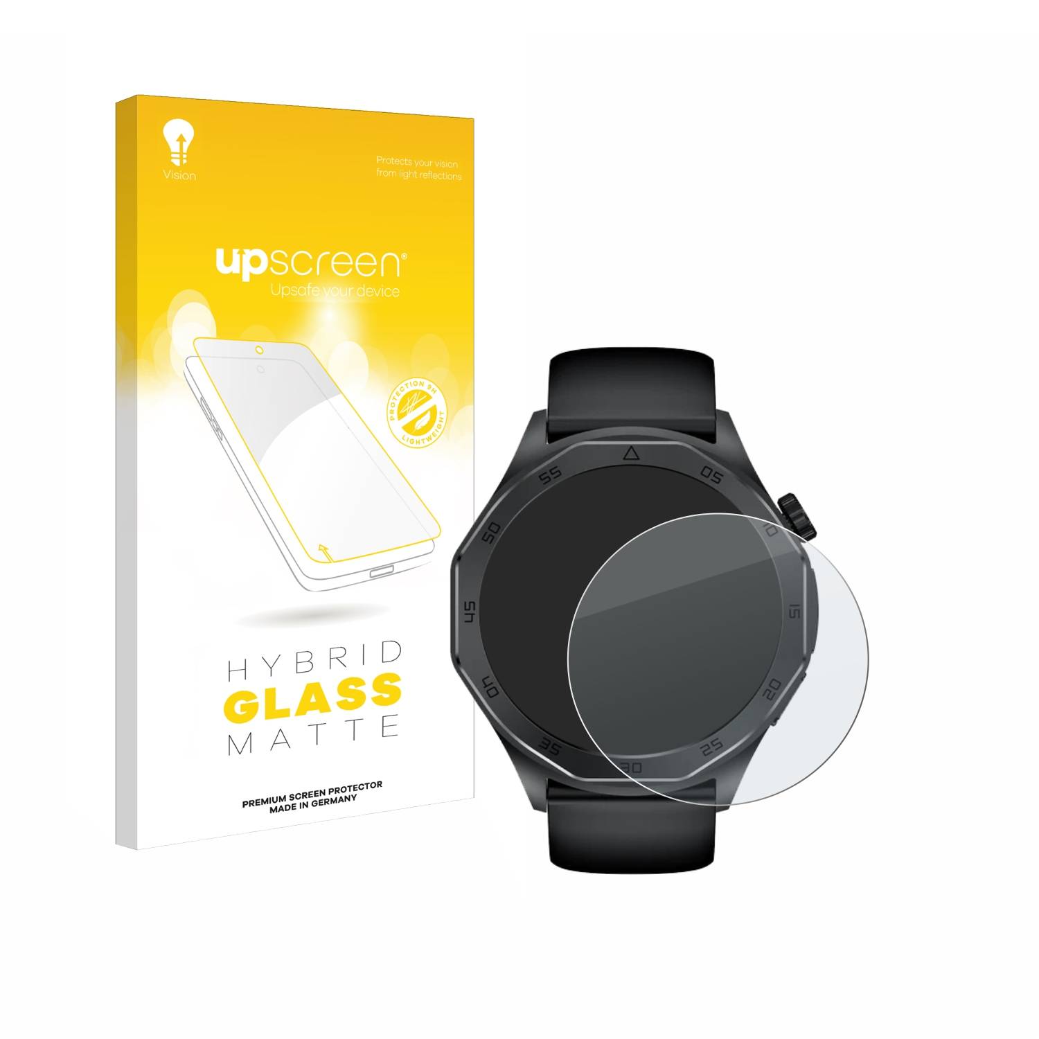 upscreen Hybrid Glas Matt Panzer-Folie für Kardena Care Pro 4 Klassisch