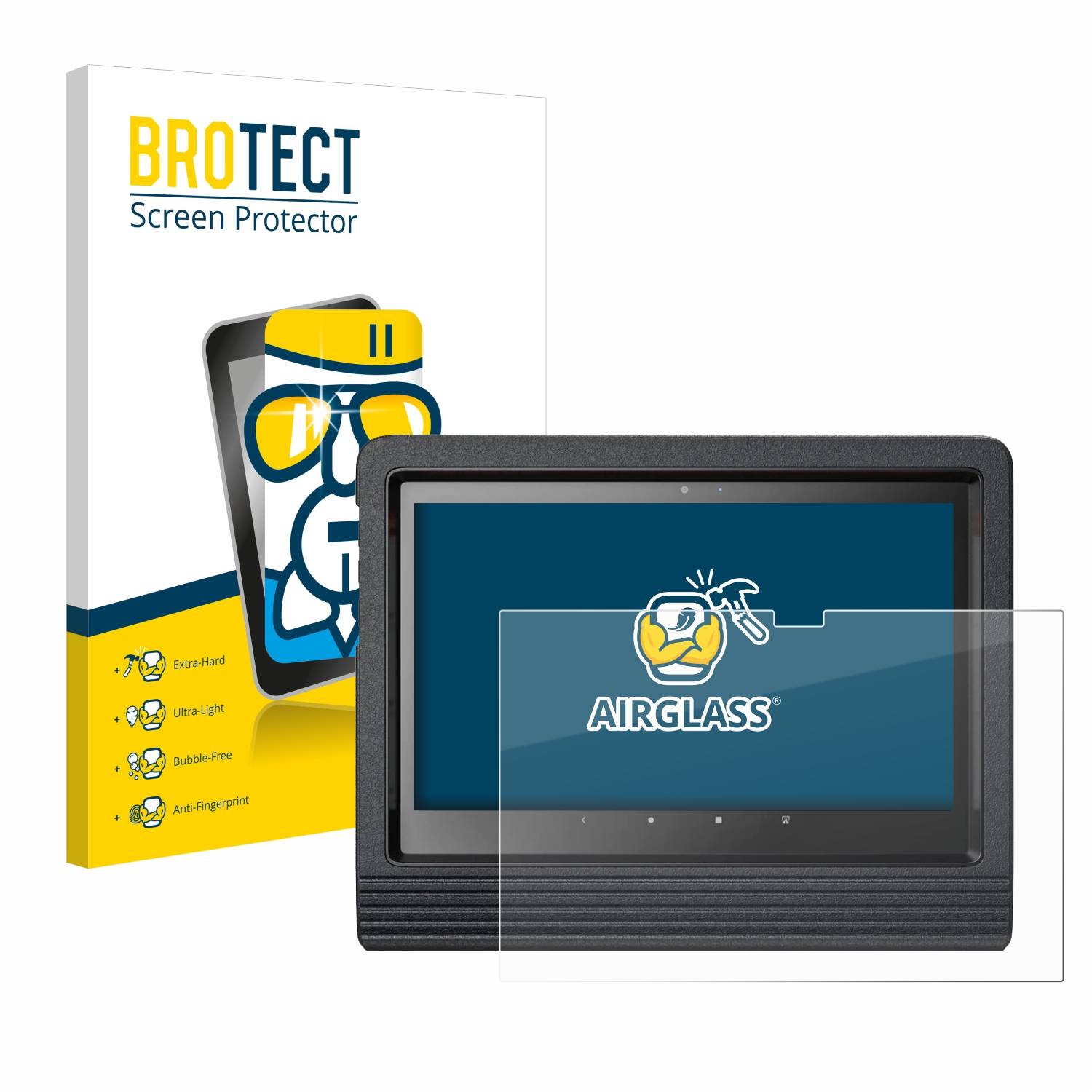 BROTECT AirGlass Flexible Schutz Glas Folie für Launch X-431 V+ 4.0 Klar Transparent