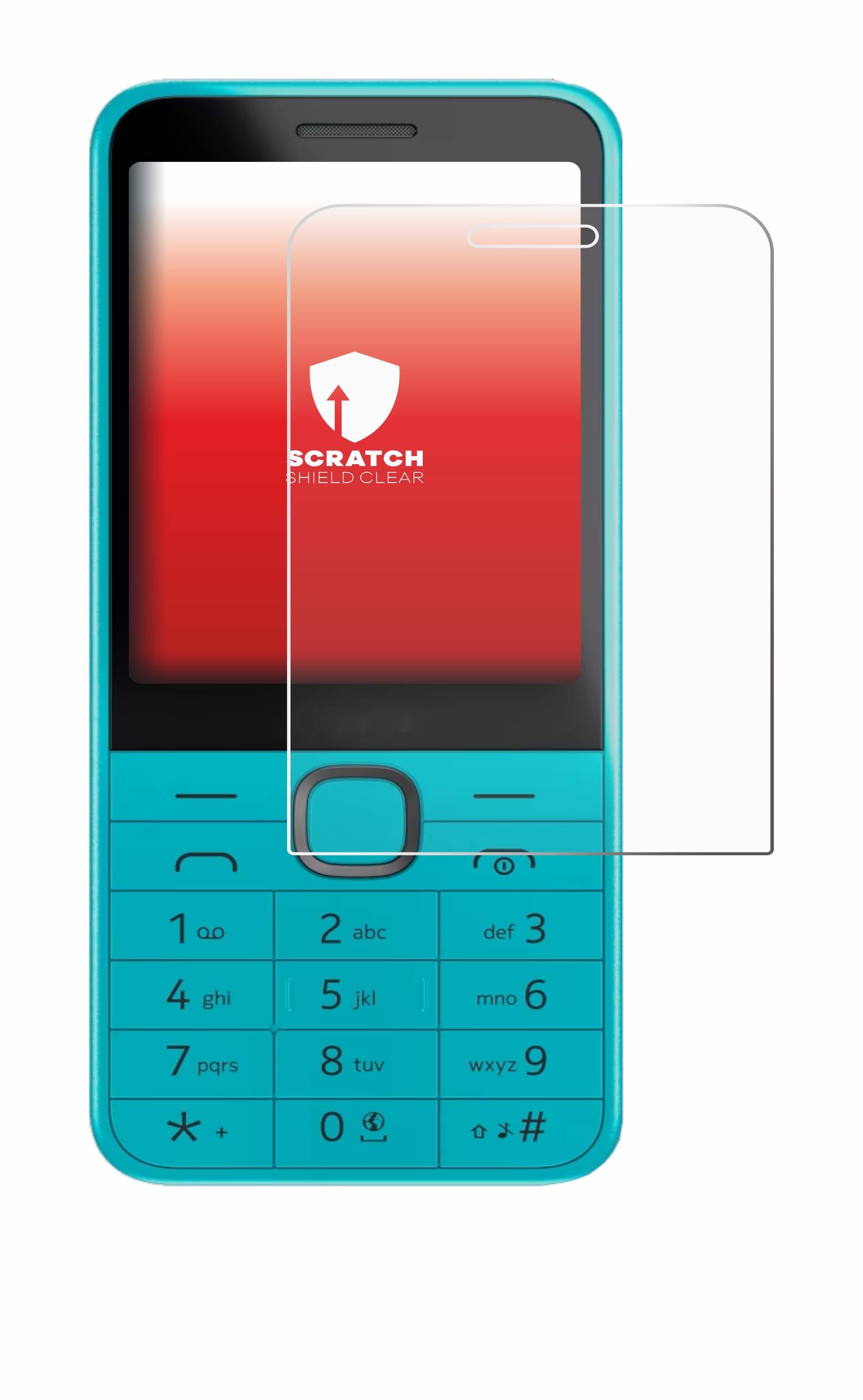 upscreen Scratch Shield Schutzfolie für Nokia 235 4G (2024)