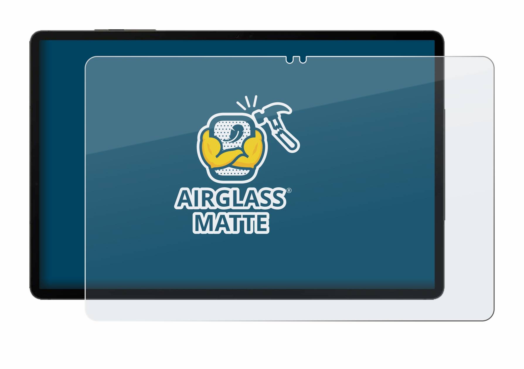BROTECT AirGlass Matt Glas Panzer Folie für Samsung Galaxy Tab S9 WiFi