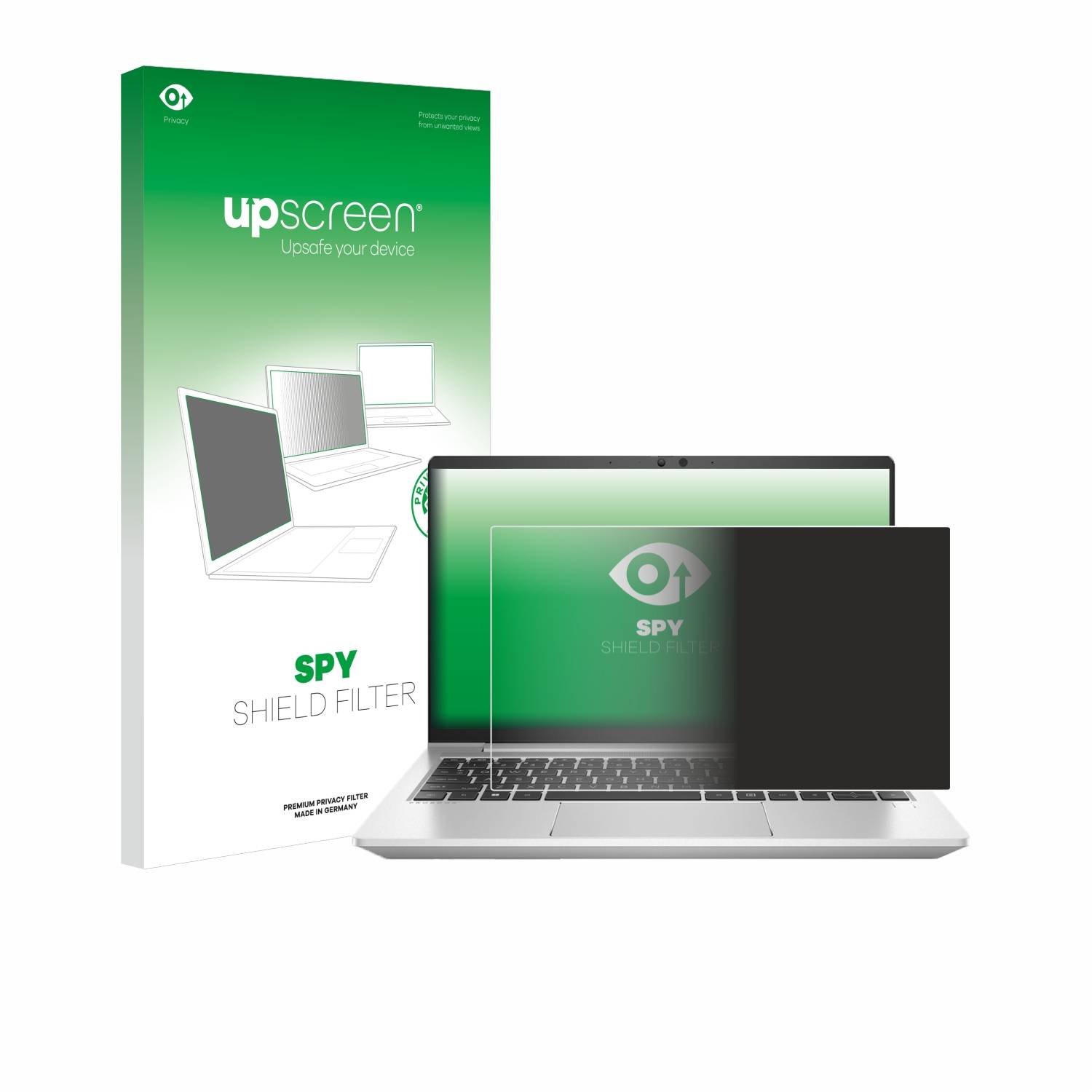 upscreen Blickschutzfilter für HP ProBook 445 G7 Blaulichtfilter Sichtschutz Privacy Anti Spy abnehmbar
