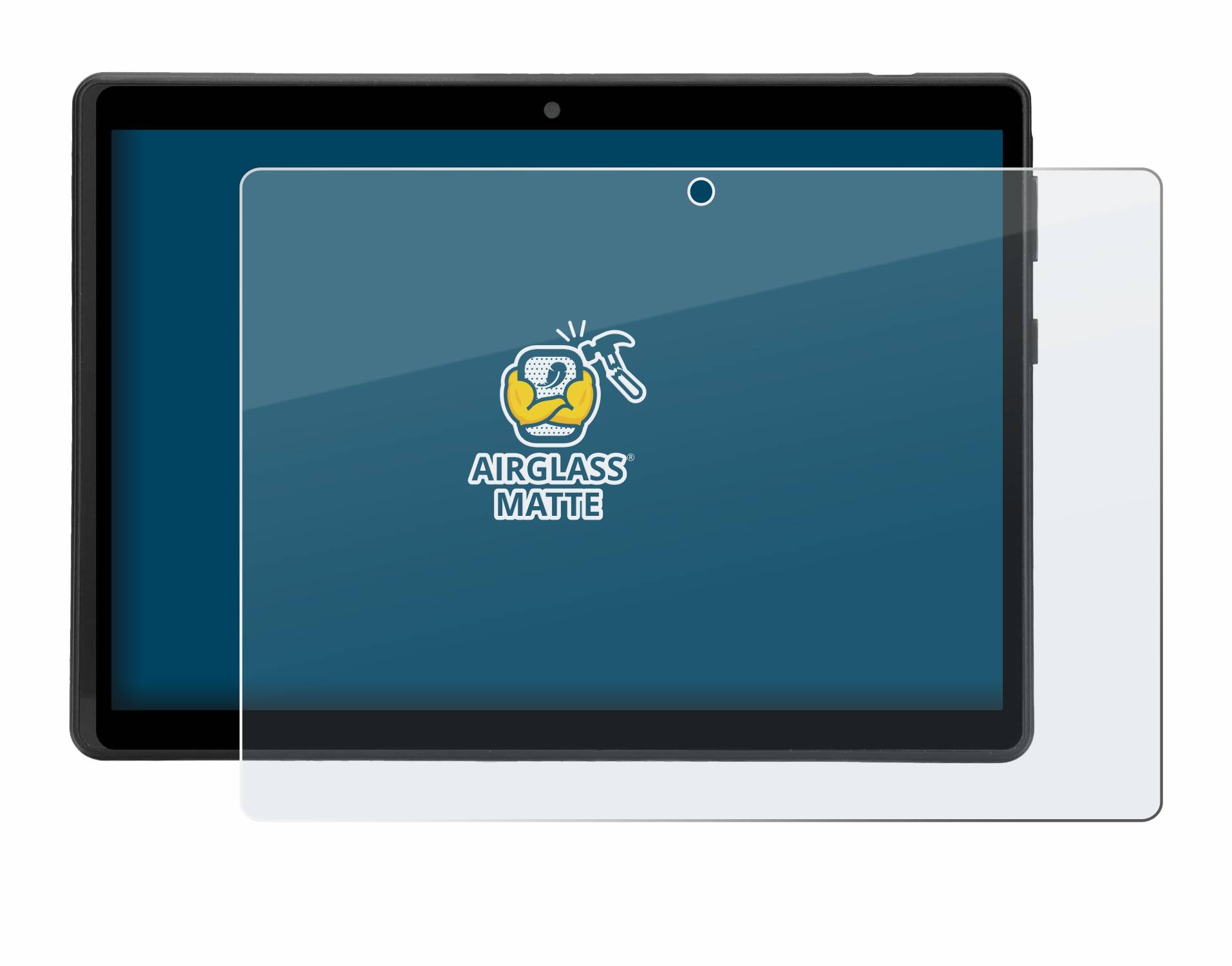 BROTECT AirGlass Flexible Schutz Glas Folie für Pusokei Tablet 8" Matt Entspiegelt