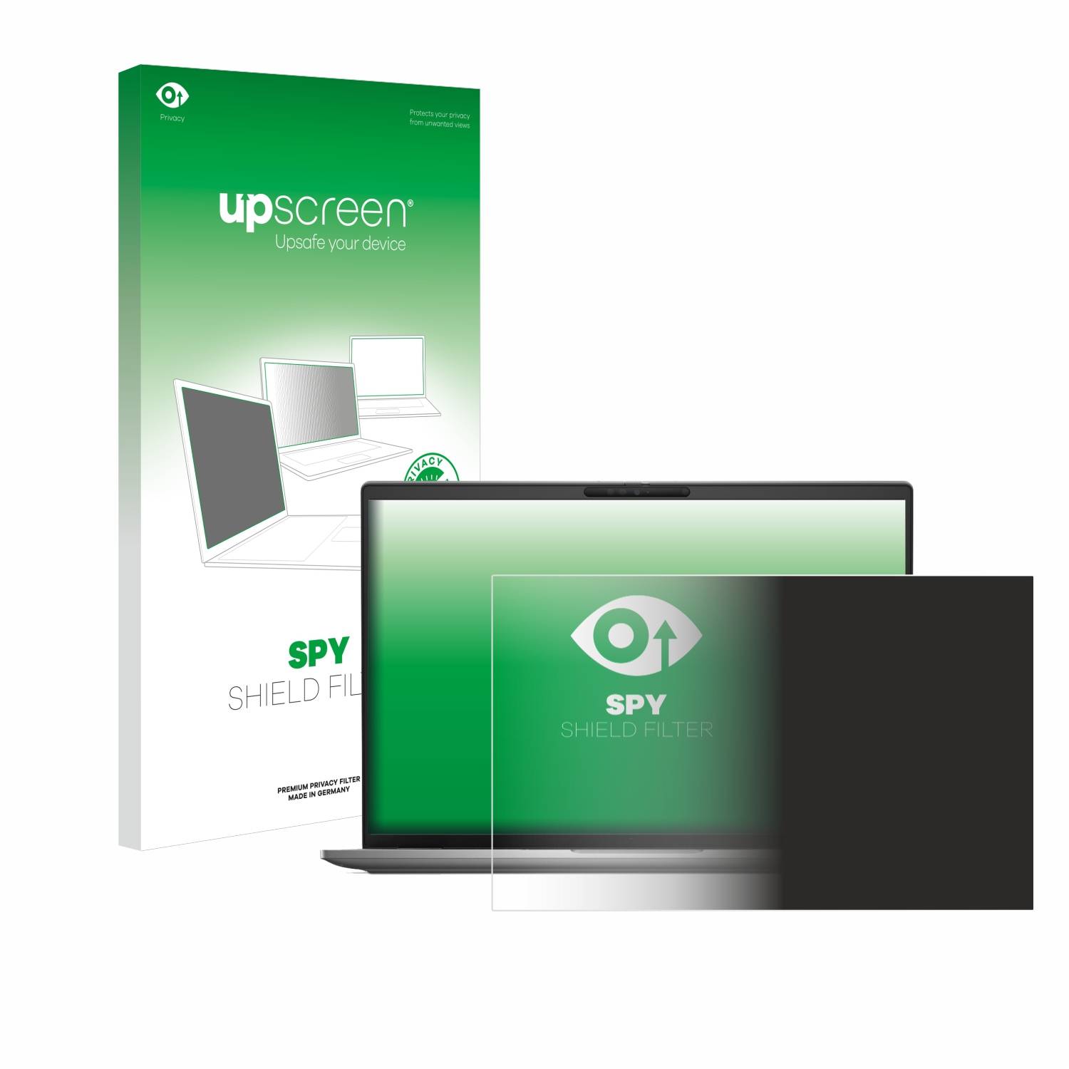 upscreen Blickschutzfilter für Dell Latitude 7650 Laptop Blaulichtfilter Sichtschutz Privacy Anti Spy abnehmbar