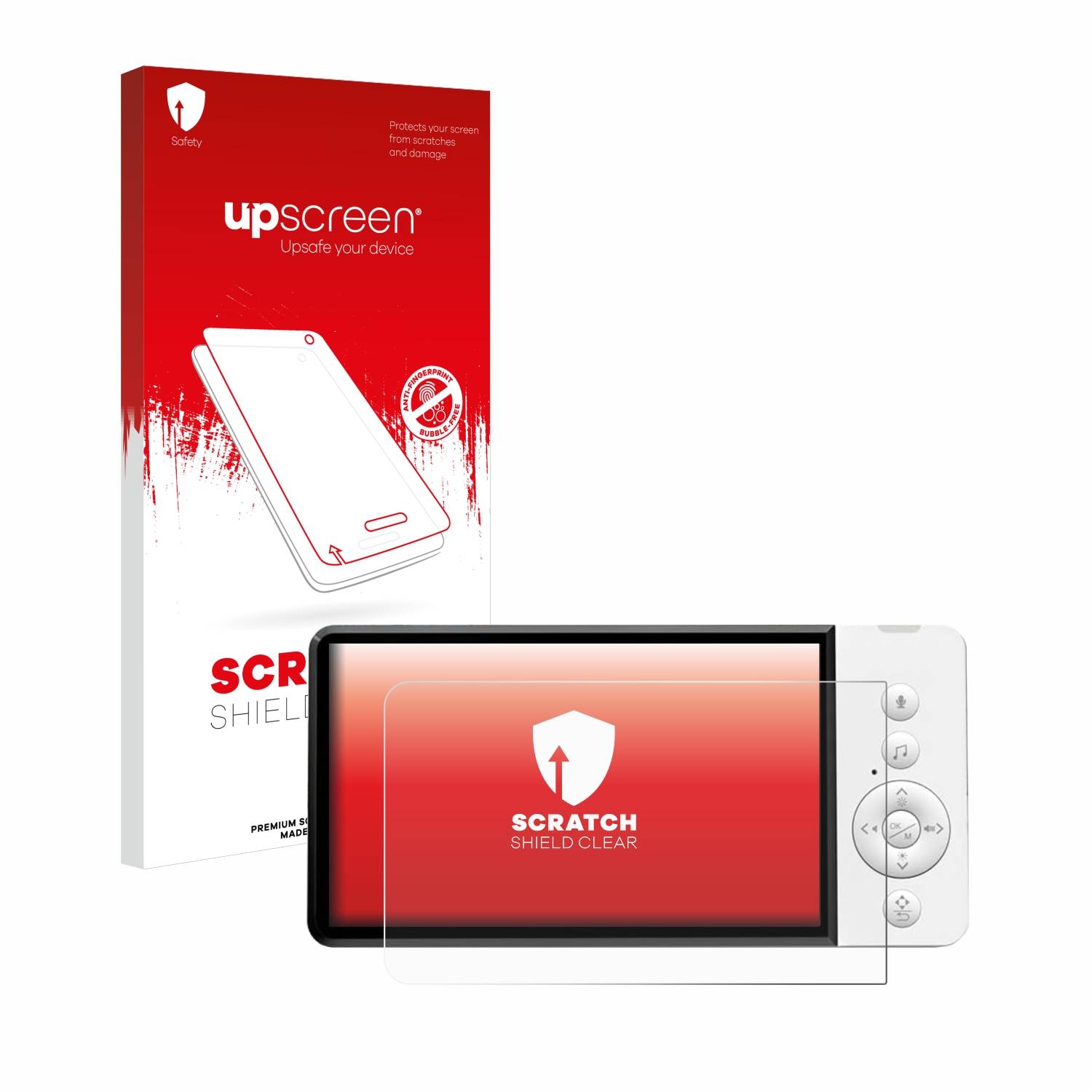 upscreen Schutzfolie für GHB ABM720 Kratzschutz Anti-Fingerprint Klar