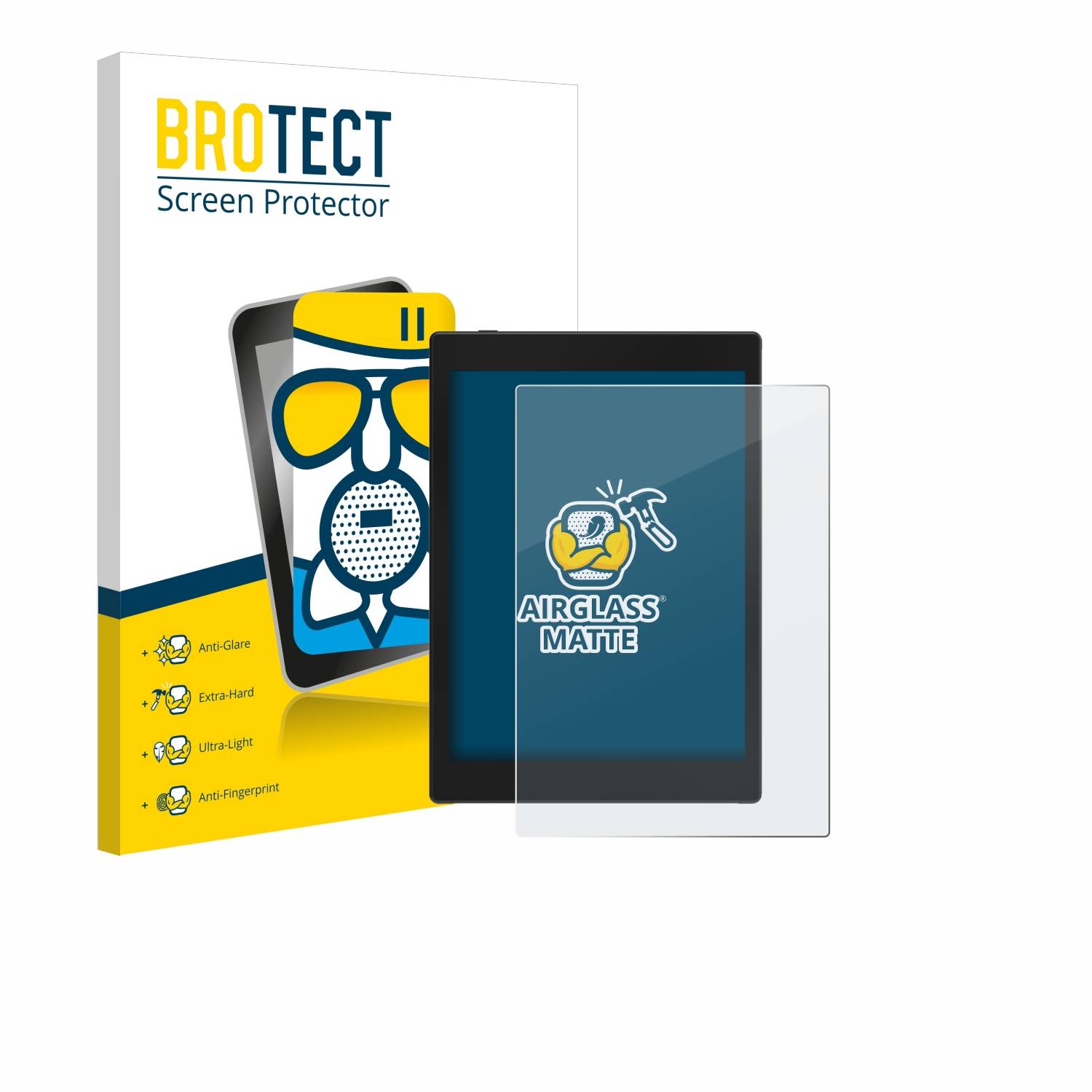 BROTECT AirGlass Flexible Schutz Glas Folie für Boox Tab Mini C Matt Entspiegelt