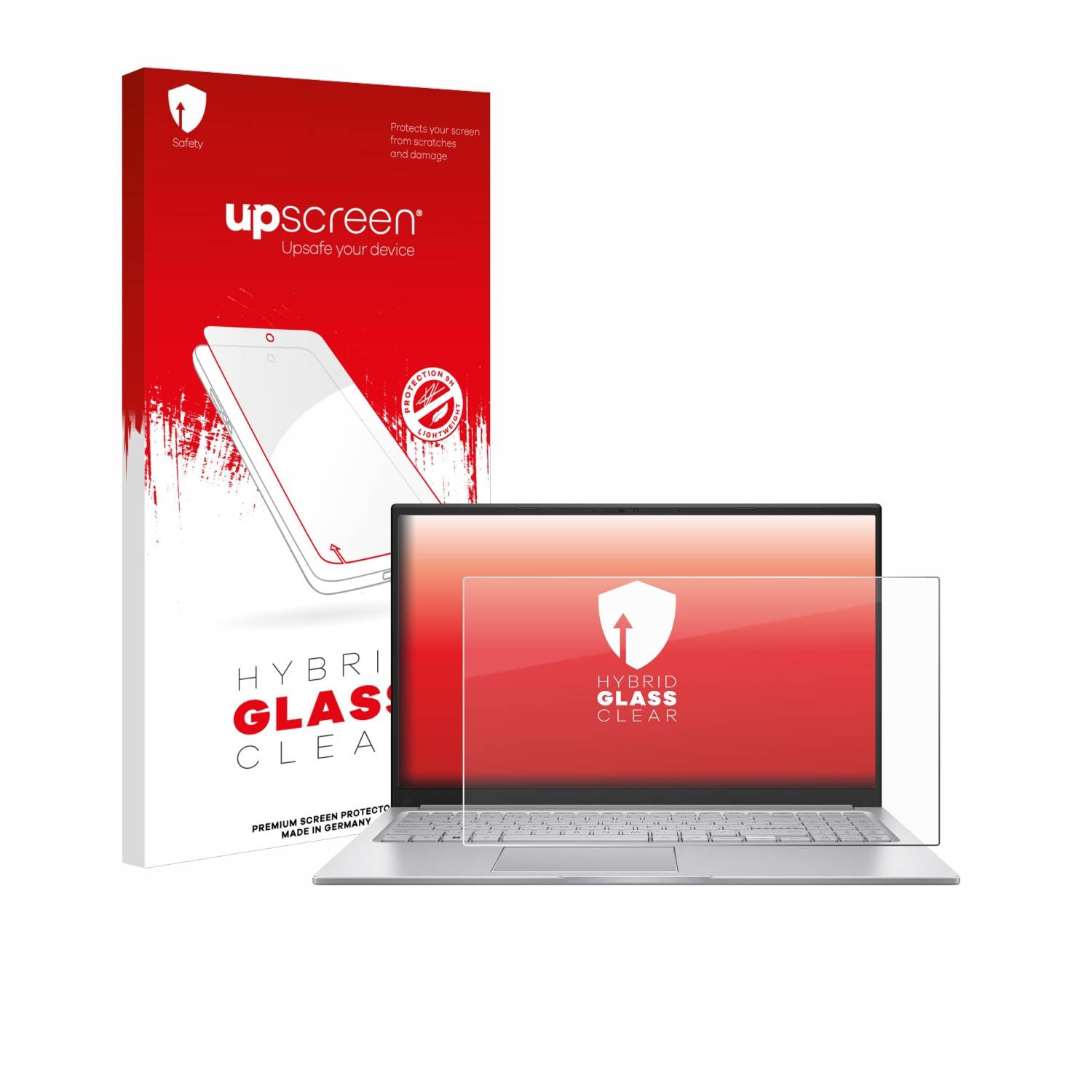 upscreen Hybrid Glas Panzer-Folie für ASUS Vivobook 15 X1504