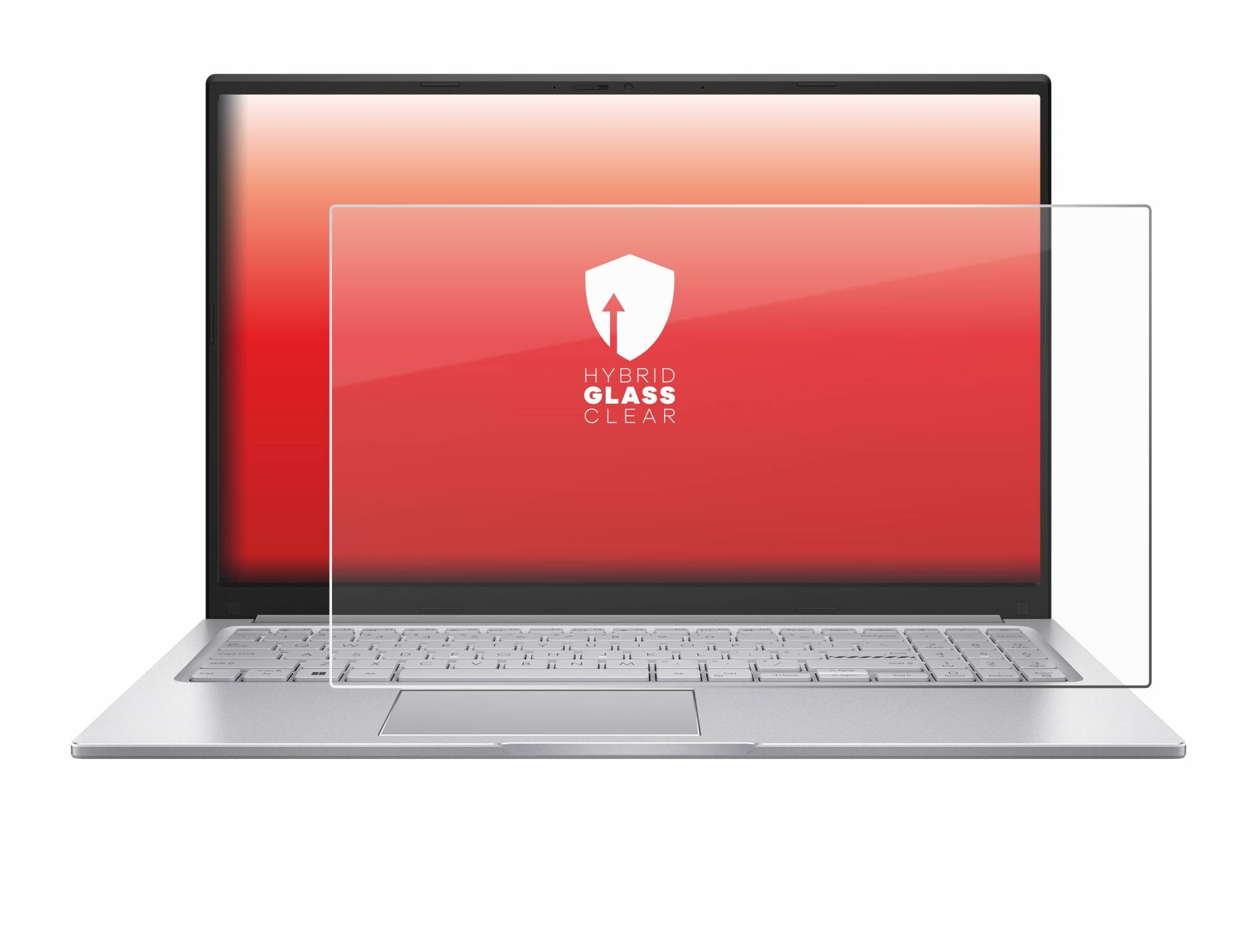 upscreen Hybrid Glas Panzer-Folie für ASUS Vivobook 15 X1504