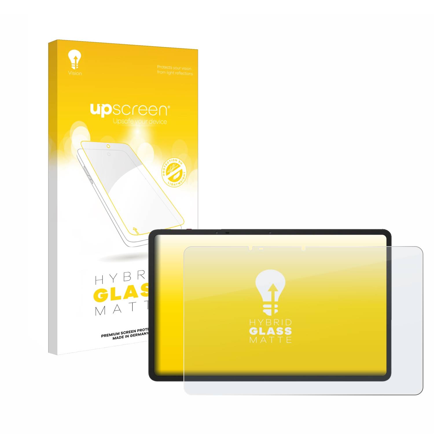 upscreen Hybrid Glas Matt Schutz-Folie für TCL NxtPaper 14 Pro