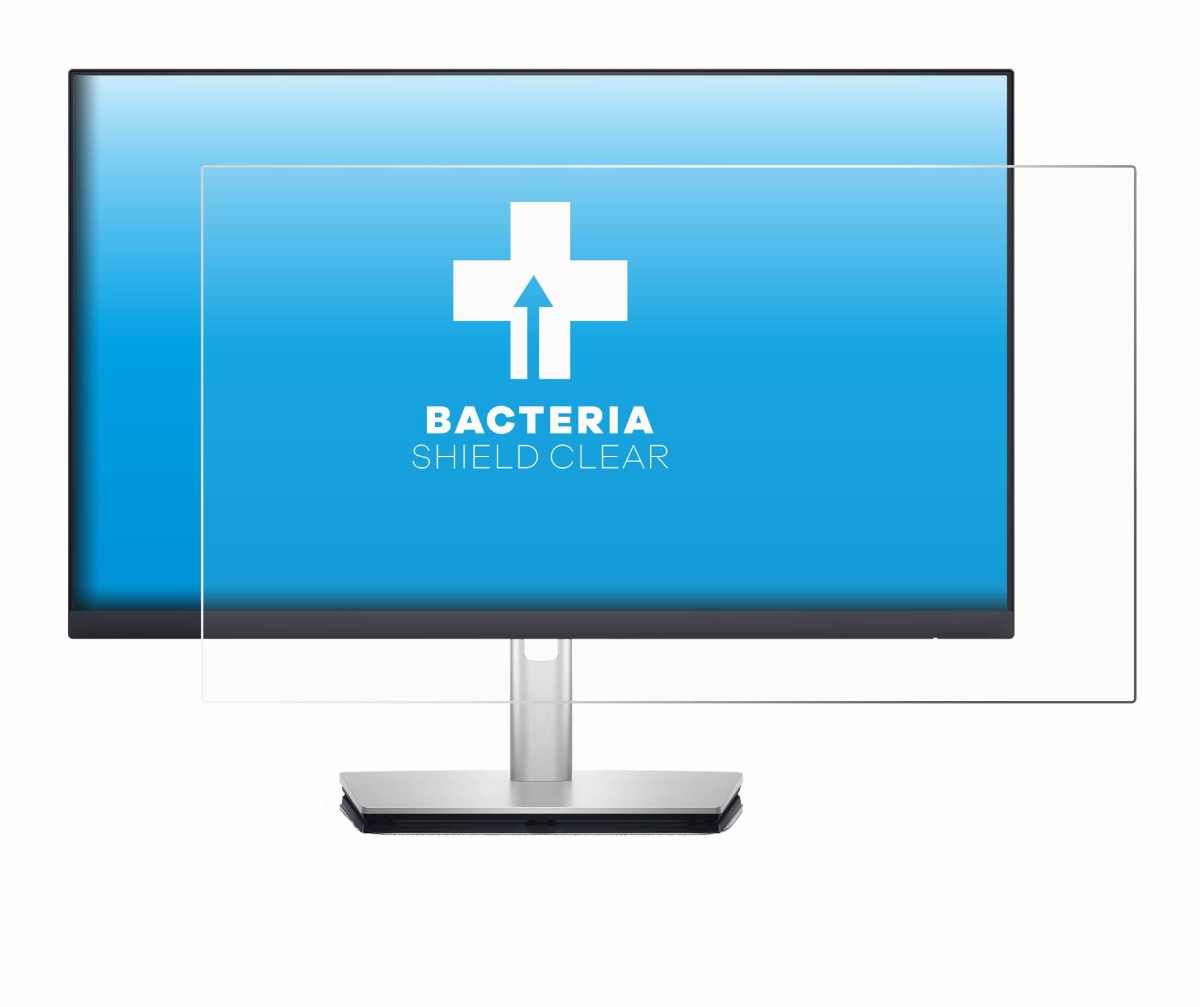 upscreen Bacteria Shield Schutzfolie für Dell Professional P2423DE - Antibakteriell