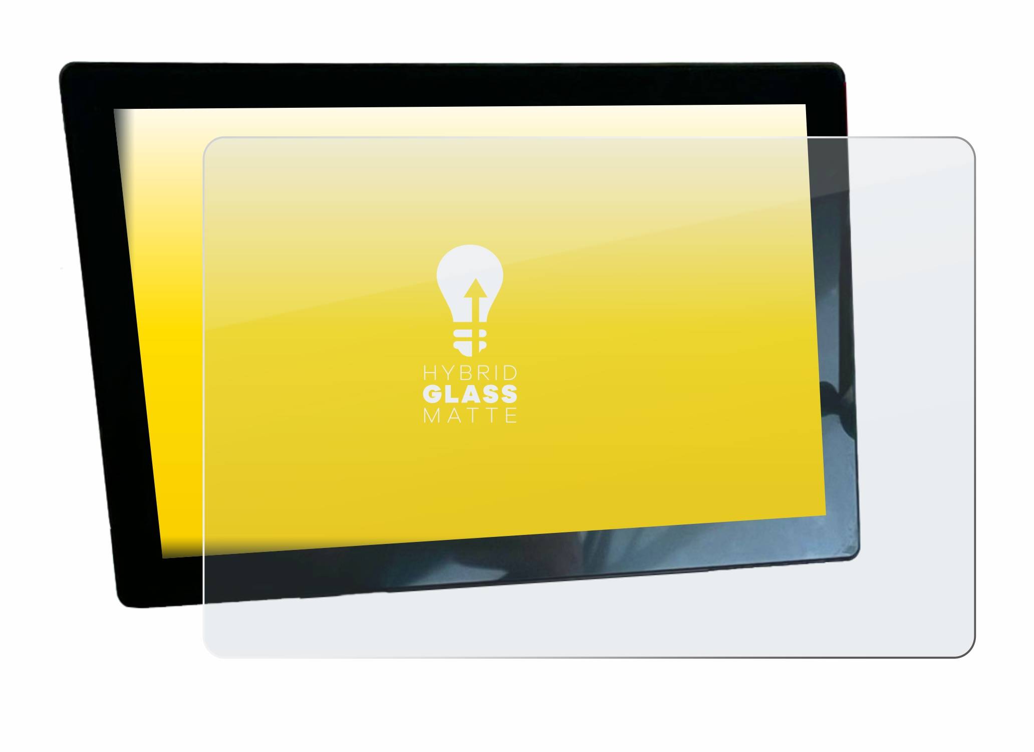 upscreen Hybrid Glas Matt Panzer-Folie für John Deere G5 Universal 10.1