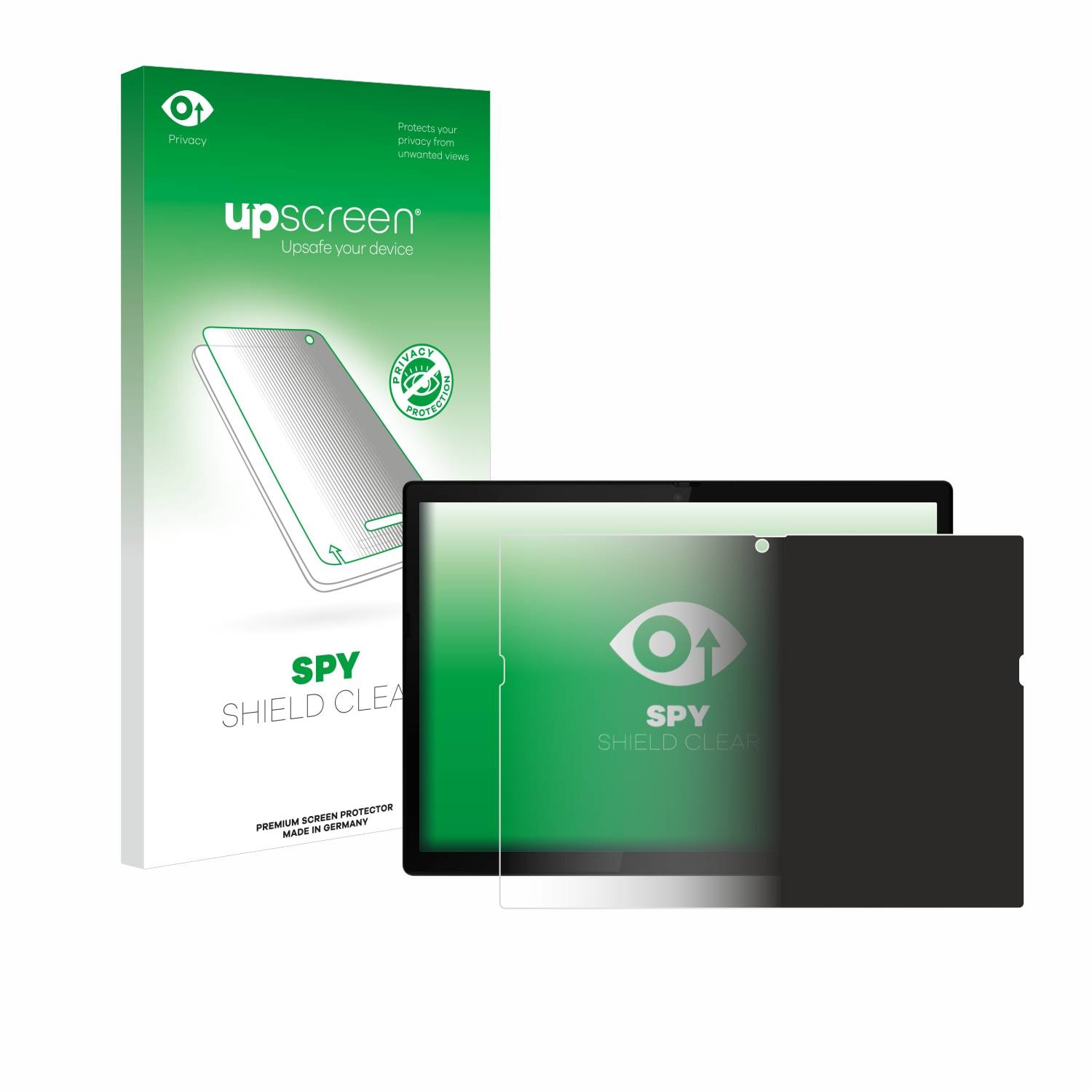 upscreen Blickschutzfolie für Lenovo ThinkPad X12 Detachable Gen 2 Anti-Spy Privacy Blaulichtschutz Sichtschutzfolie