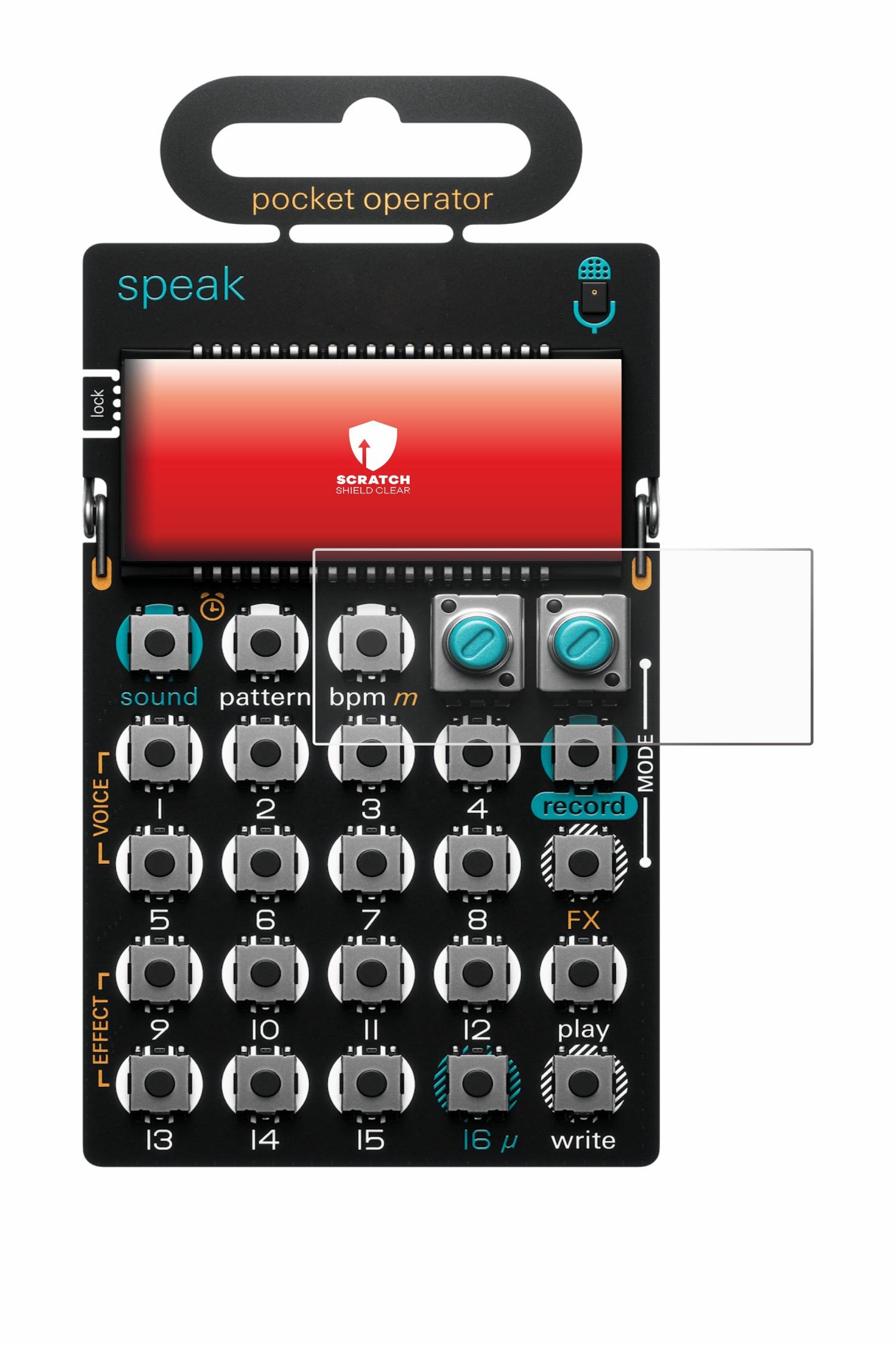 upscreen Scratch Shield Schutzfolie für Teenage Engineering PO-35 speak