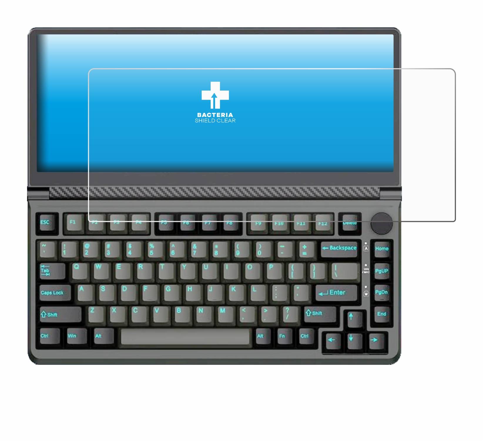 upscreen Bacteria Shield Schutzfolie für Kwumsy K3 13 - Antibakteriell