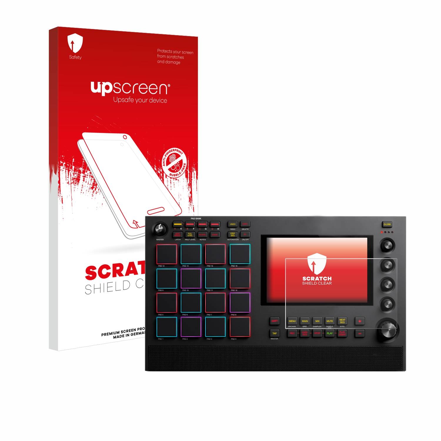 upscreen Schutzfolie für Akai MPC Live II Kratzschutz Anti-Fingerprint Klar