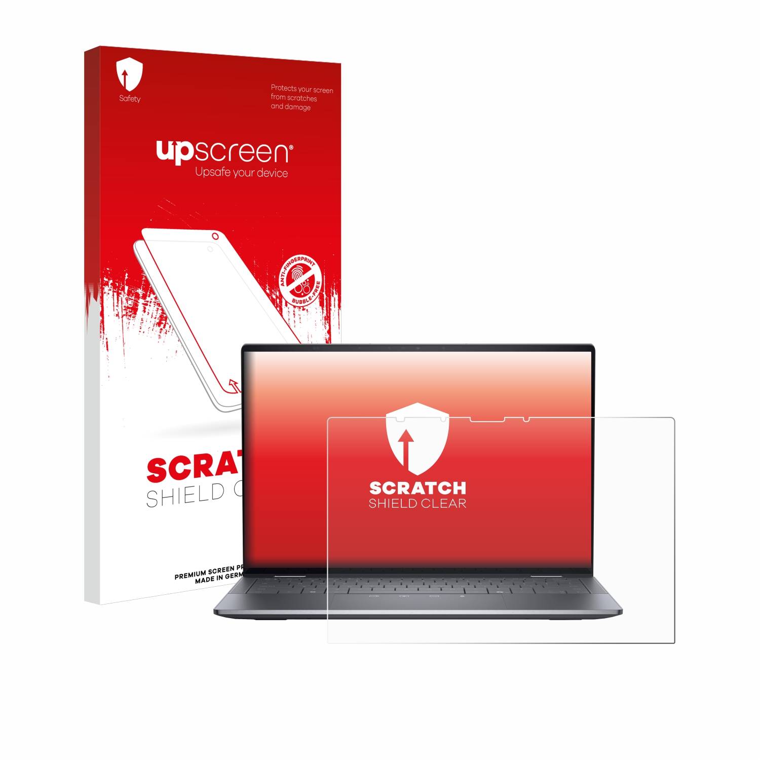 upscreen Schutzfolie für Dell Latitude 9450 2-in-1 Kratzschutz Anti-Fingerprint Klar