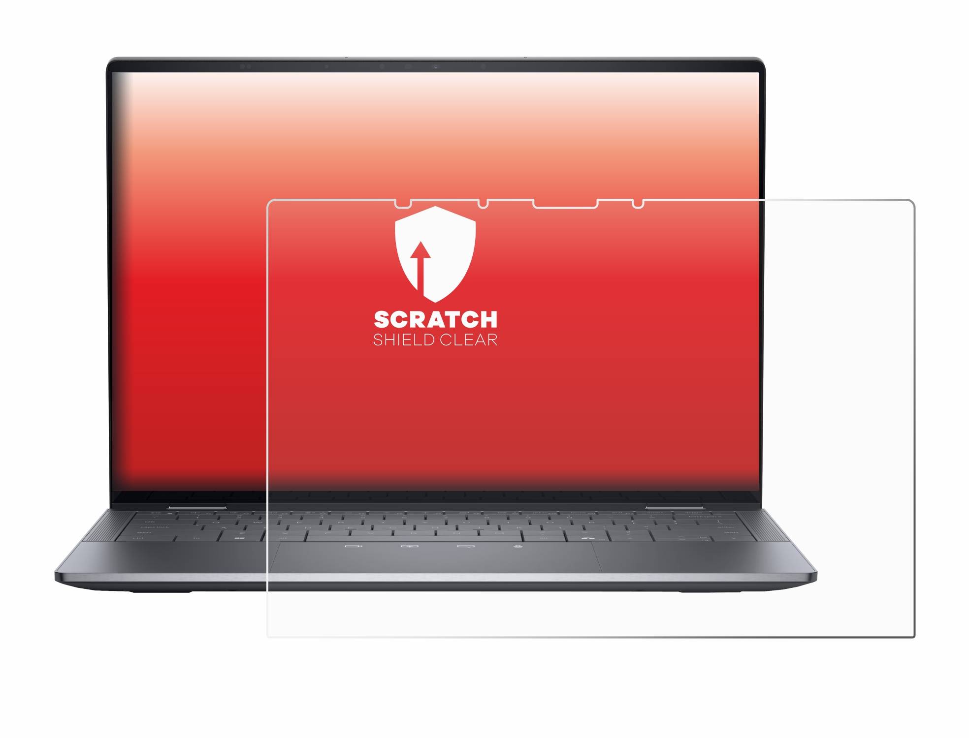 upscreen Schutzfolie für Dell Latitude 9450 2-in-1 Kratzschutz Anti-Fingerprint Klar