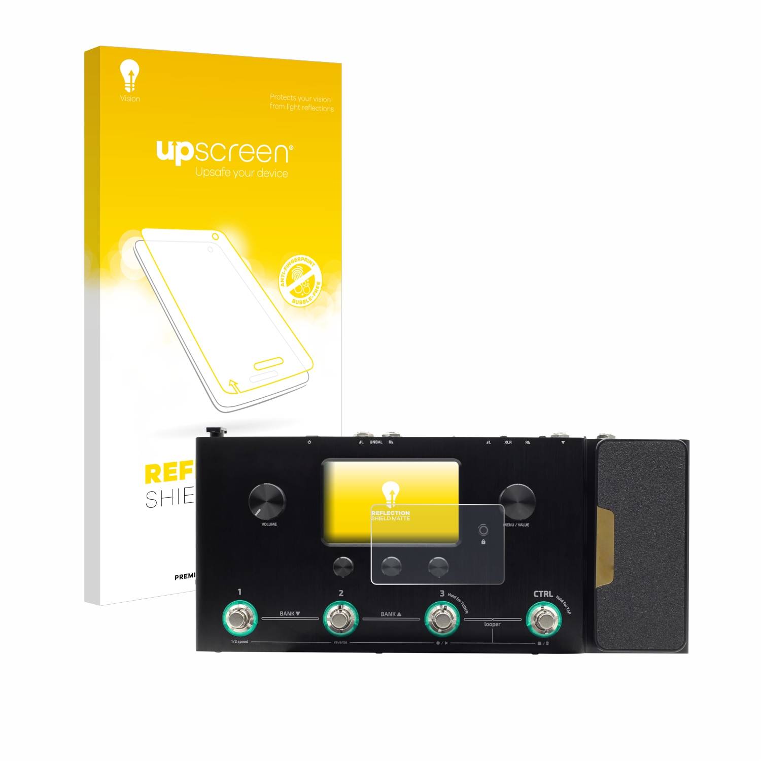 upscreen Reflection Shield Matt Schutzfolie für Hotone Ampero
