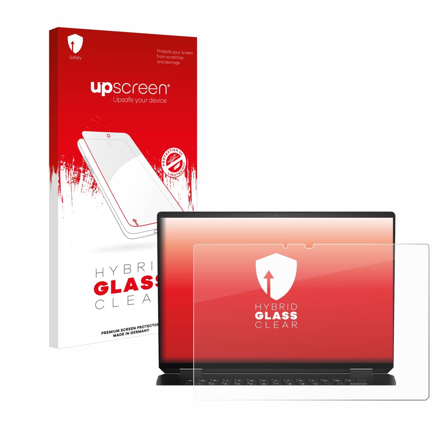 upscreen Hybrid Glas Schutz-Folie für HP Spectre x360 16 2-in-1 2024