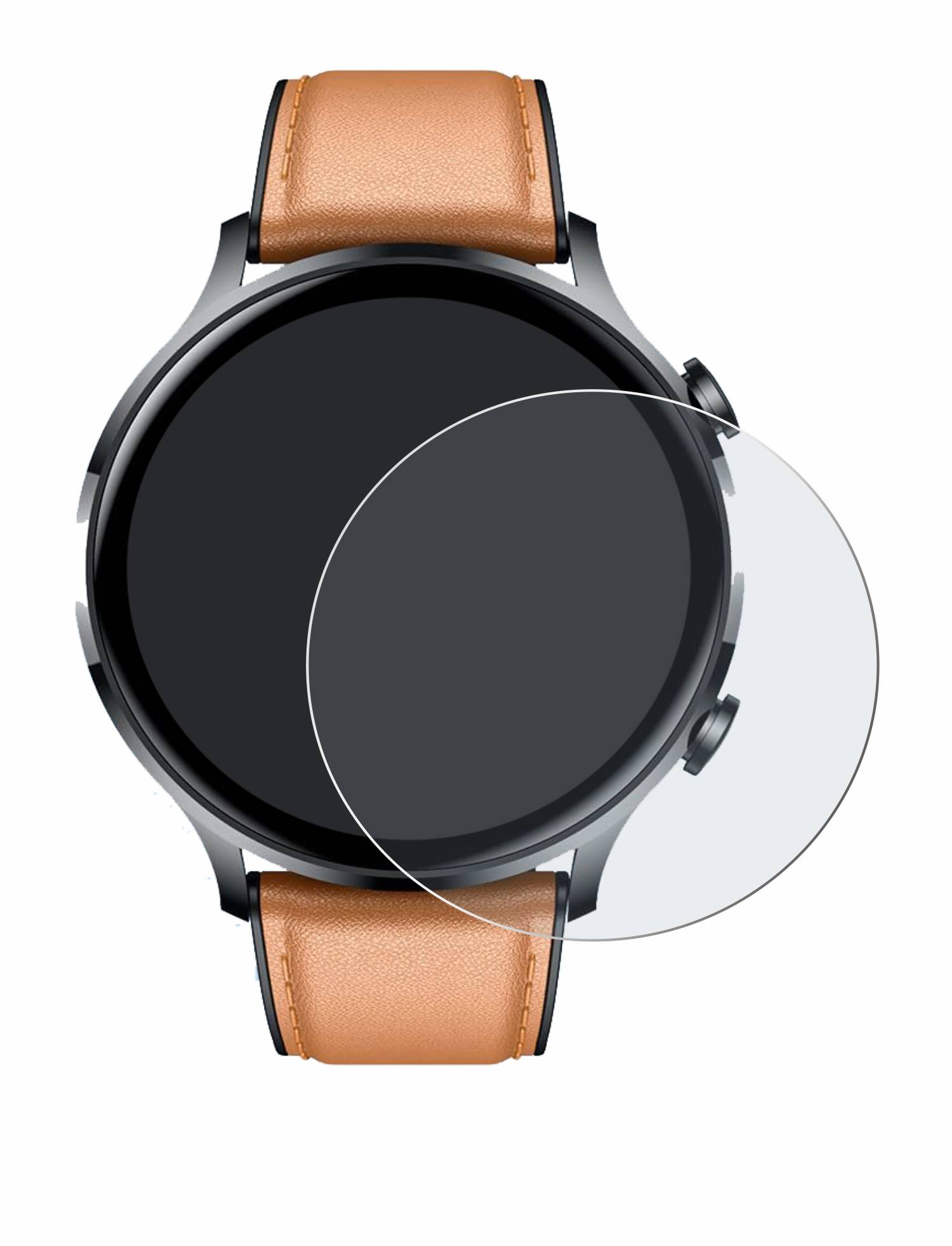 upscreen Reflection Shield Matt Schutzfolie für NONGAMX Smartwatch 1.39