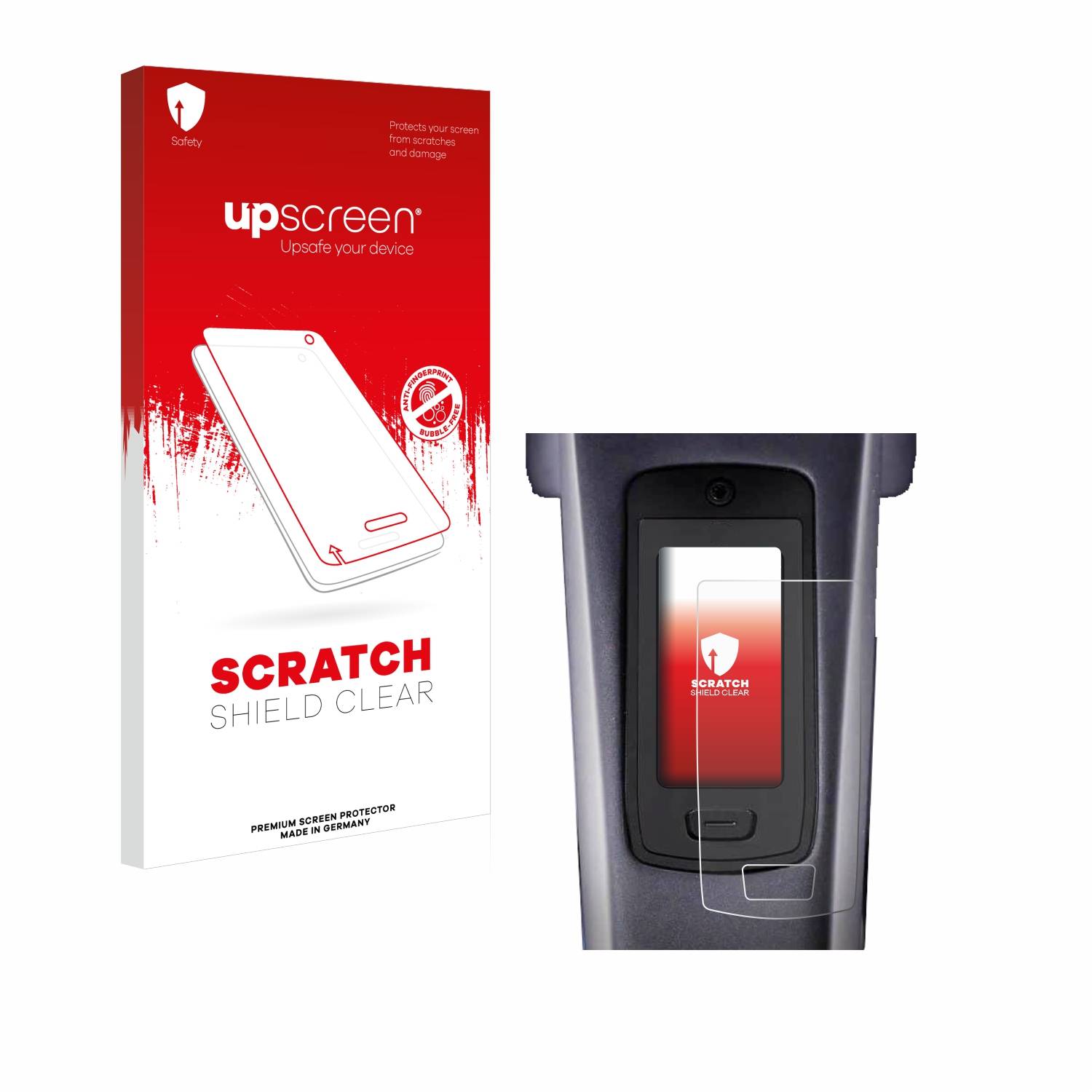 upscreen Schutzfolie für TQ HPR50 E-Bike System Kratzschutz Anti-Fingerprint Klar