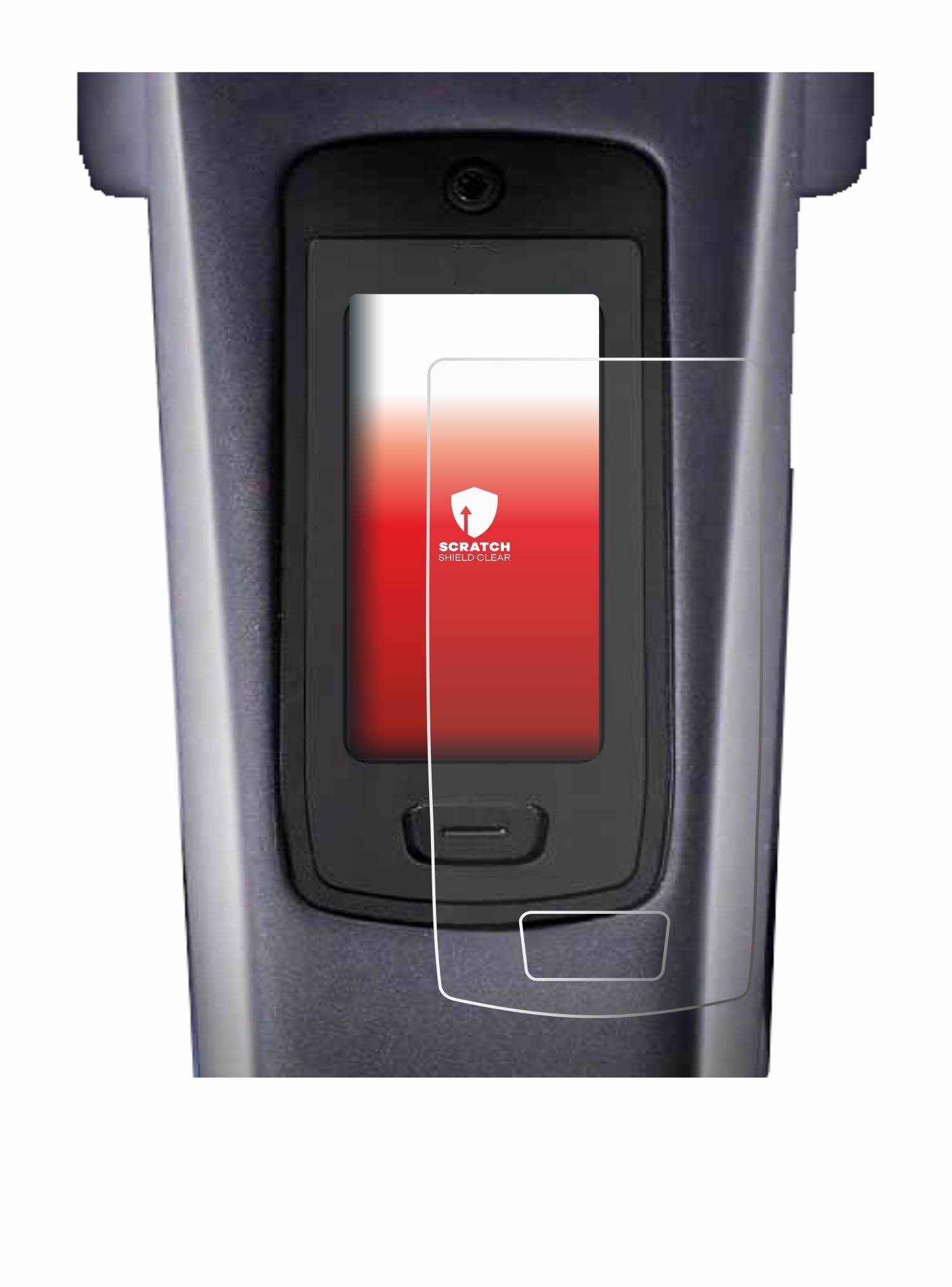 upscreen Schutzfolie für TQ HPR50 E-Bike System Kratzschutz Anti-Fingerprint Klar