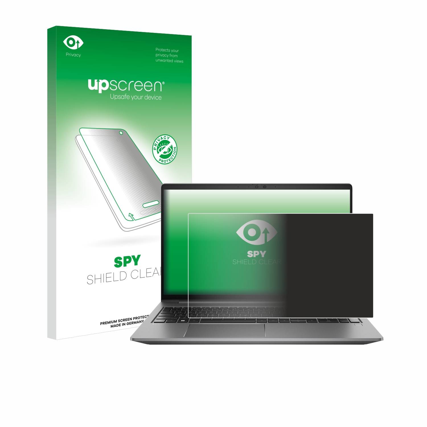 upscreen Blickschutzfolie für HP Zbook Power 15 G10 Anti-Spy Privacy Blaulichtschutz Sichtschutzfolie