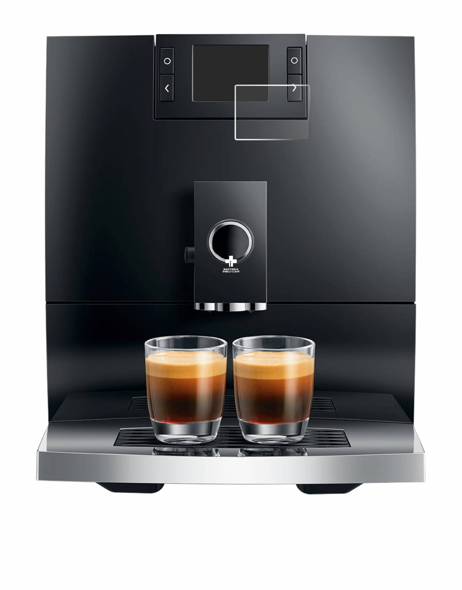 upscreen Schutzfolie für Jura C8 Antibakterielle Folie Klar Anti-Kratzer