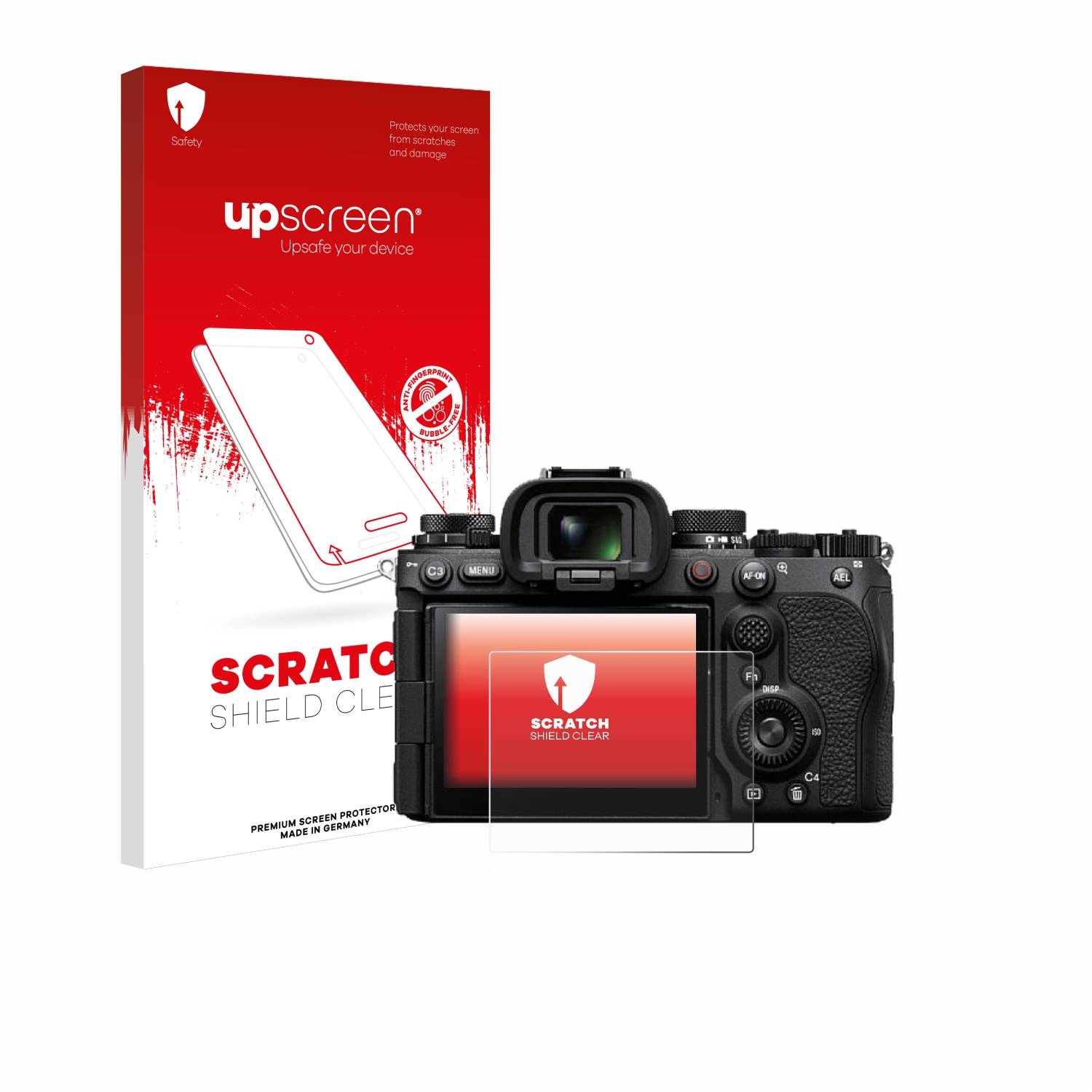 upscreen Schutzfolie für Sony Alpha 9 III Kratzschutz Anti-Fingerprint Klar