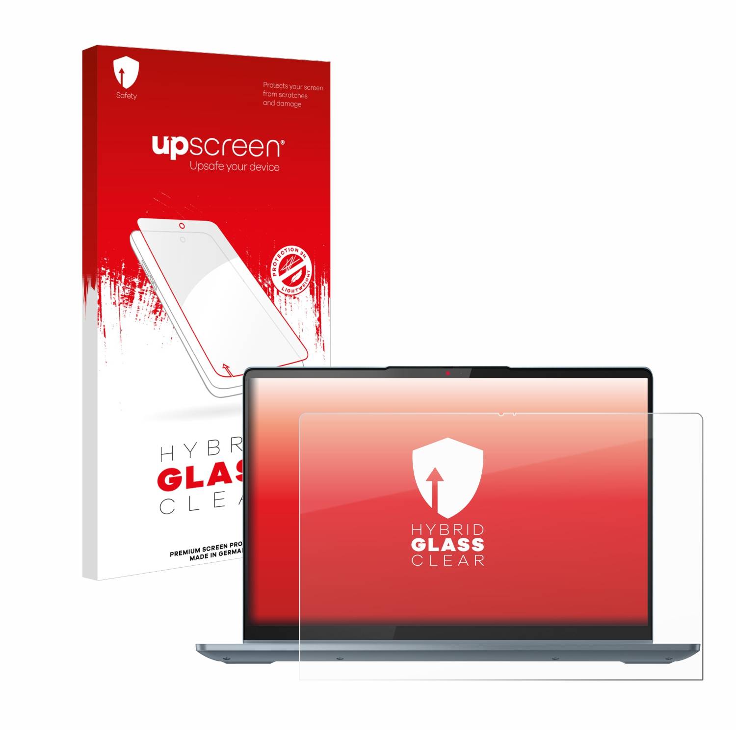 upscreen Hybrid Glas Schutz-Folie für Lenovo IdeaPad 5i 2-in-1 Gen 9 14