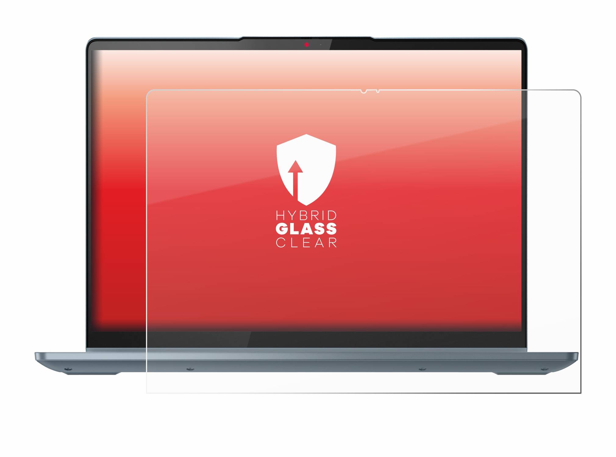 upscreen Hybrid Glas Schutz-Folie für Lenovo IdeaPad 5i 2-in-1 Gen 9 14
