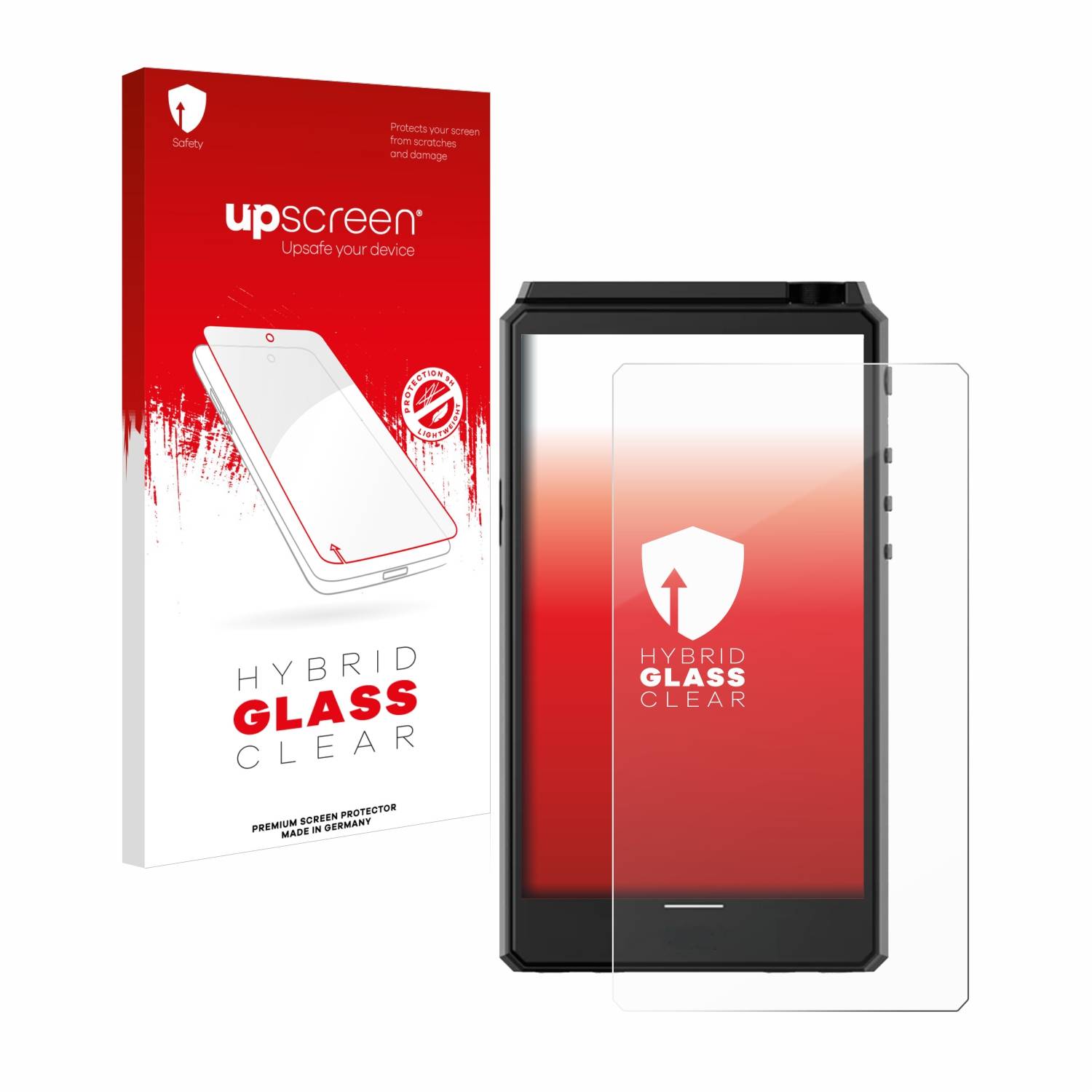 upscreen Hybrid Glas Schutz-Folie für Hiby R6 III