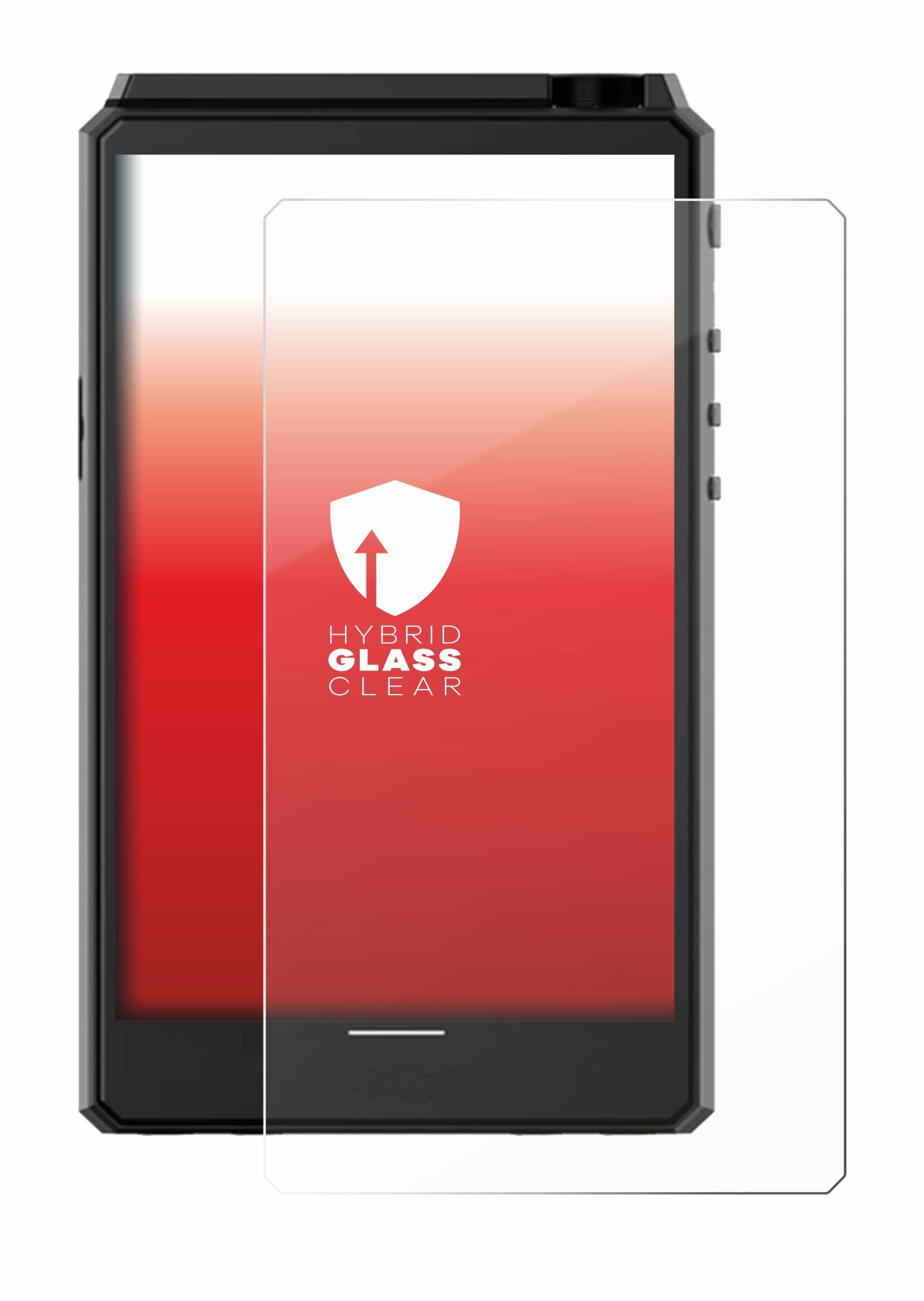 upscreen Hybrid Glas Schutz-Folie für Hiby R6 III