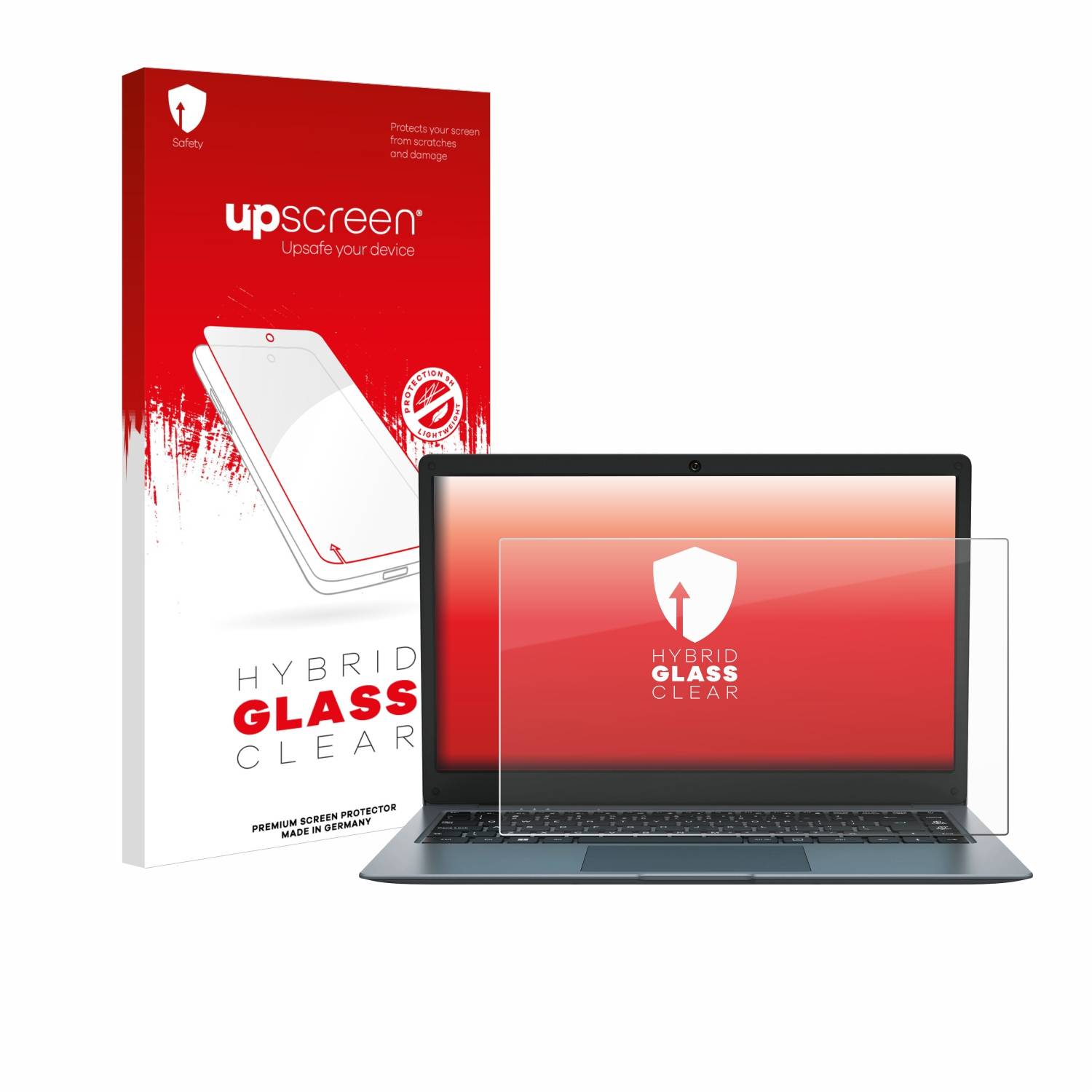 upscreen Hybrid Glas Schutz-Folie für MEDION Akoya E14223
